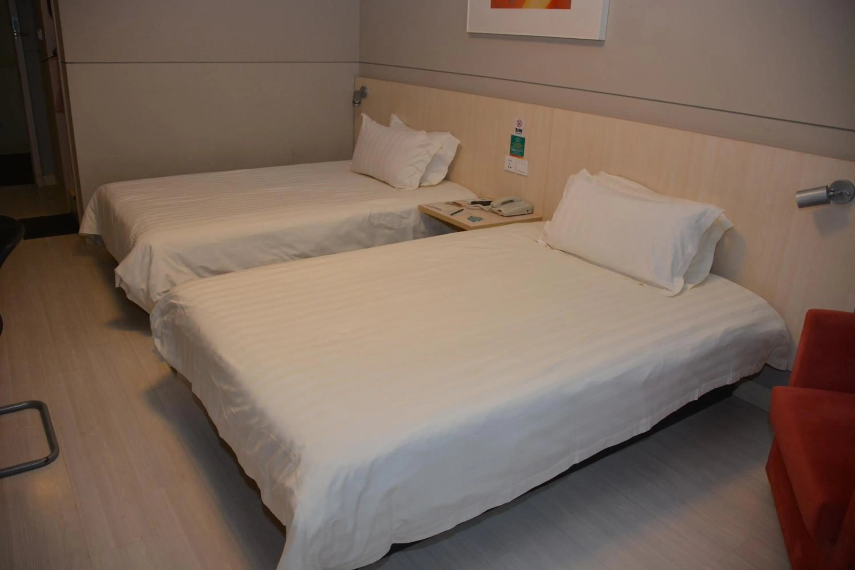 Bedroom in Jinjiang Inn Hotel Tianjin Jintang Highway Steel pipe company Light rail station Branch