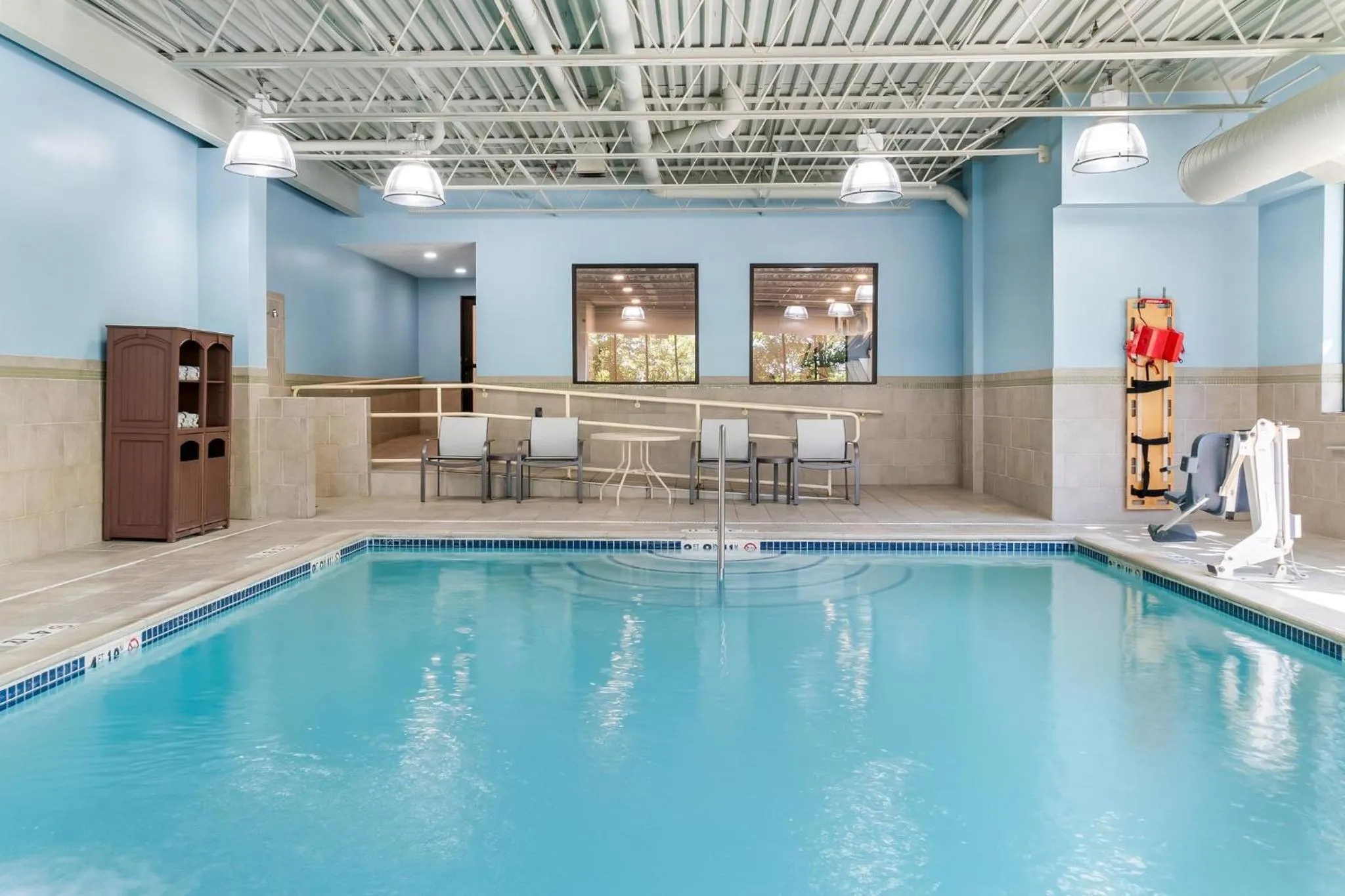 Swimming pool in Holiday Inn Express & Suites Detroit - Novi by IHG