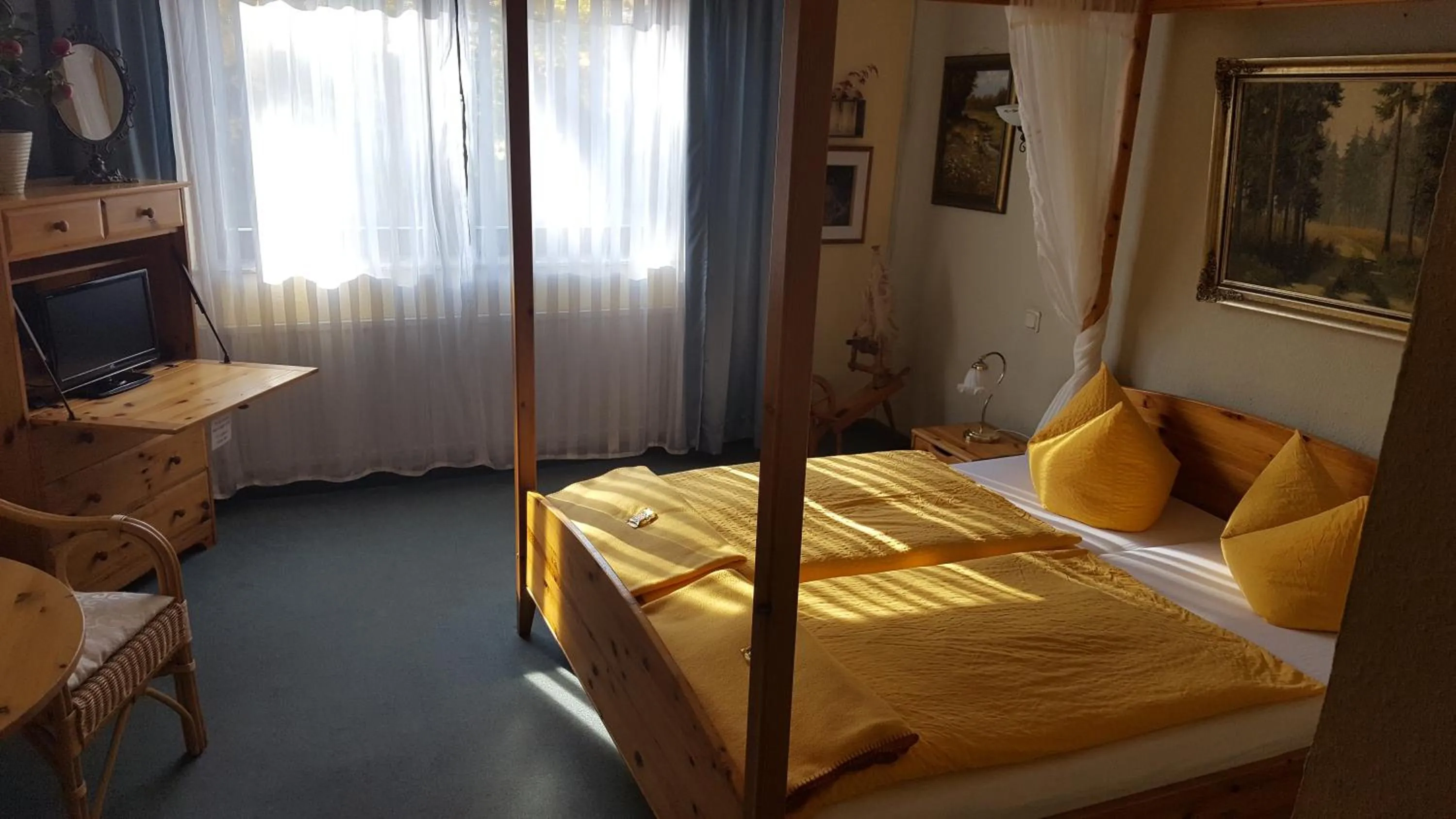 Bed in Frau Holle-Land-Hotel Witzenhausen
