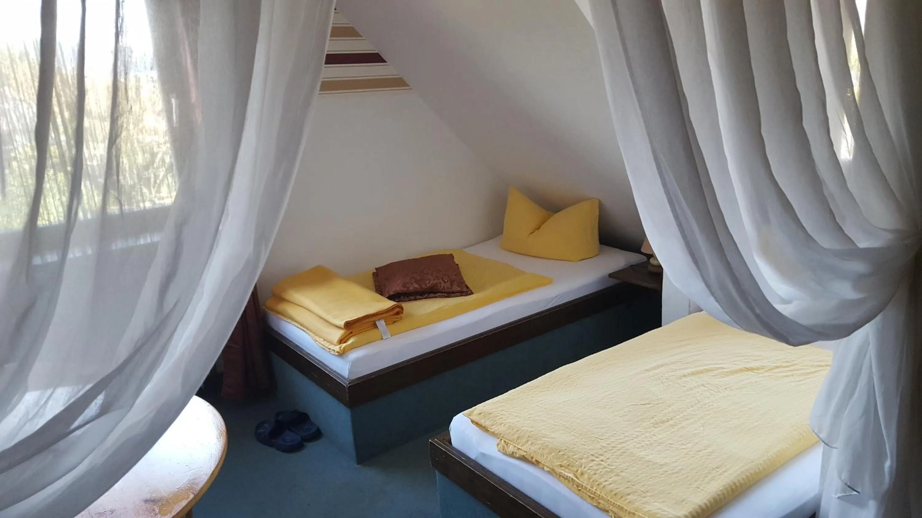 Bed in Frau Holle-Land-Hotel Witzenhausen