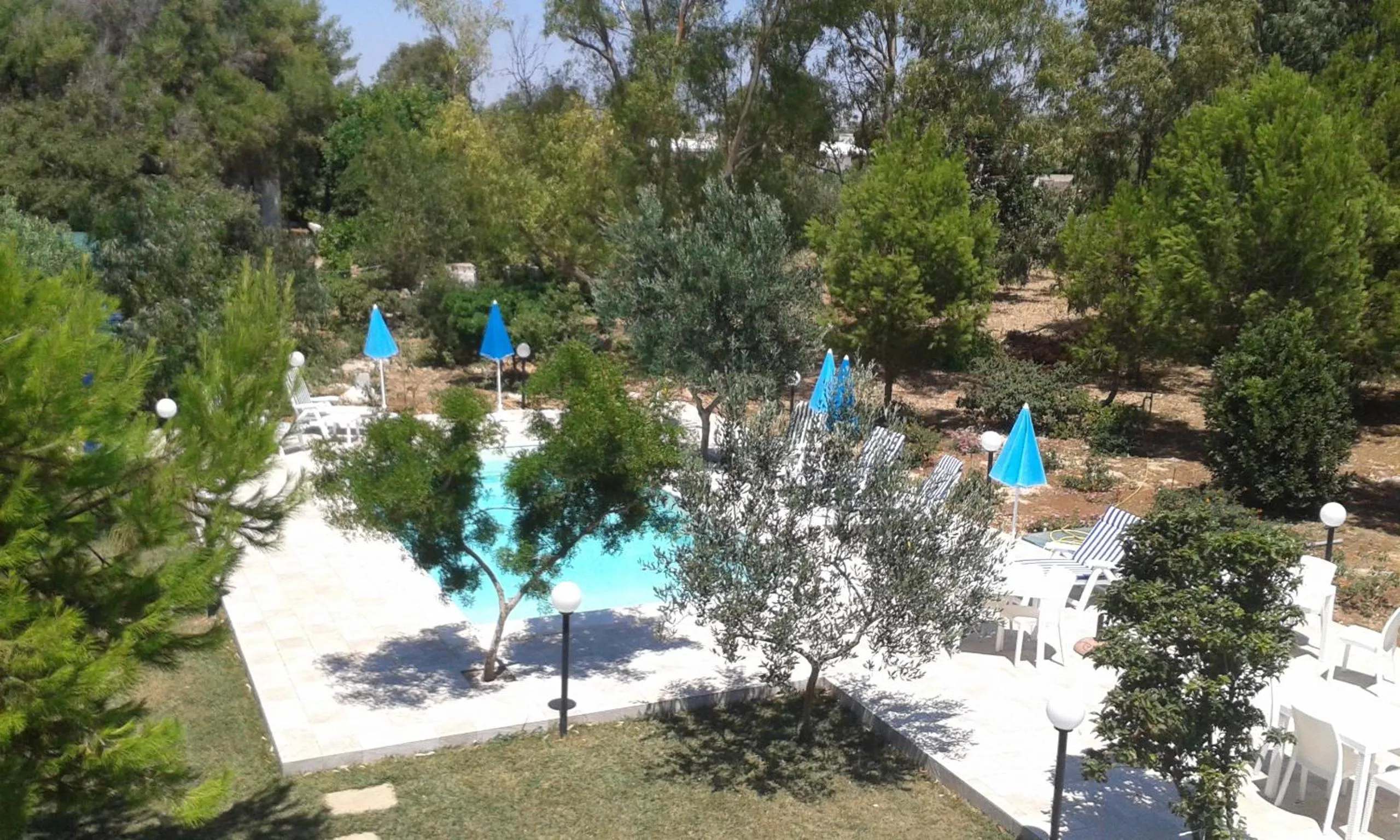 Garden view in Verdeblu