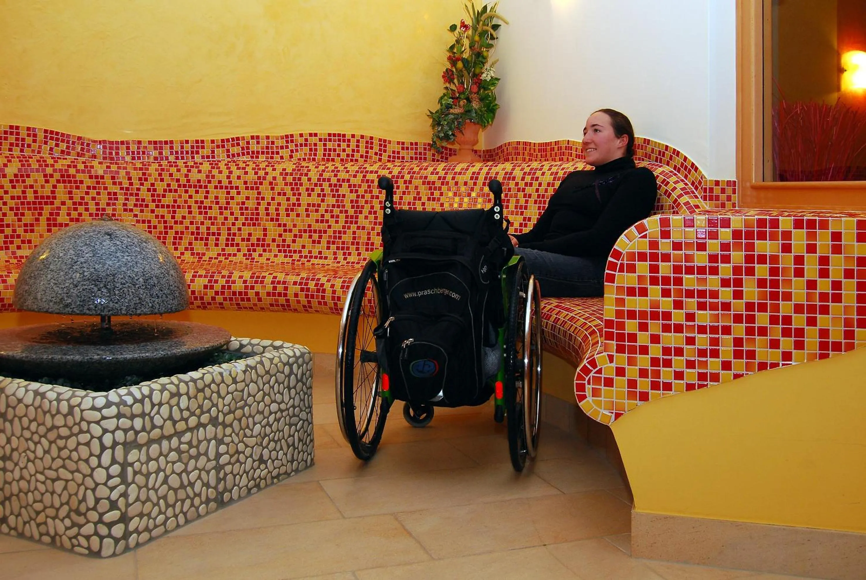 Sauna in Gasthaus-Landhotel Traunstein