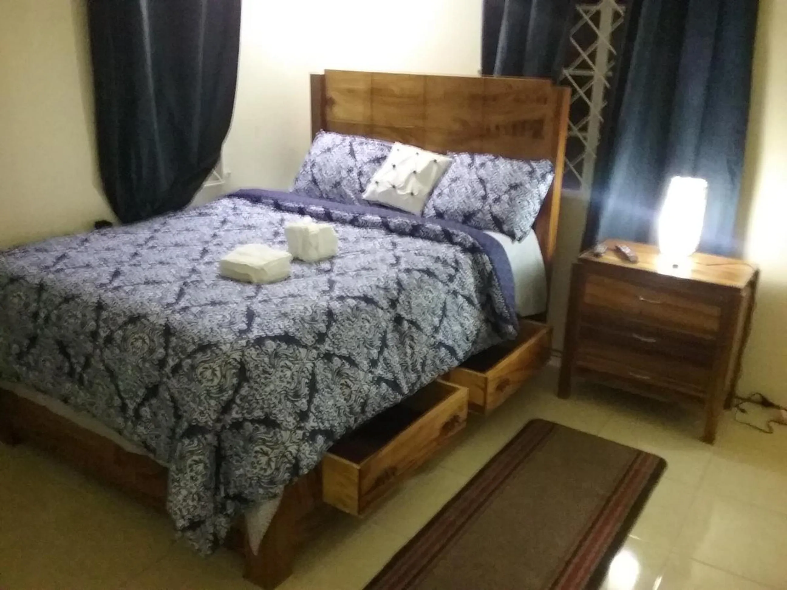 Bedroom, Bed in Cheerful 2-Bedroom Home in Falmouth Garden