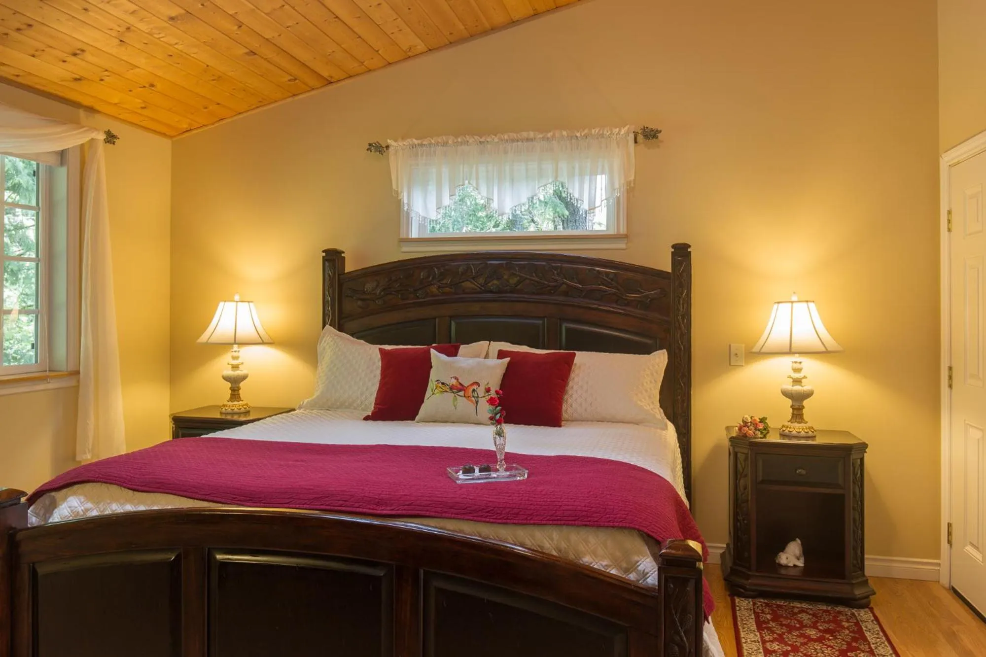 Bed in A Hidden Haven Cottages