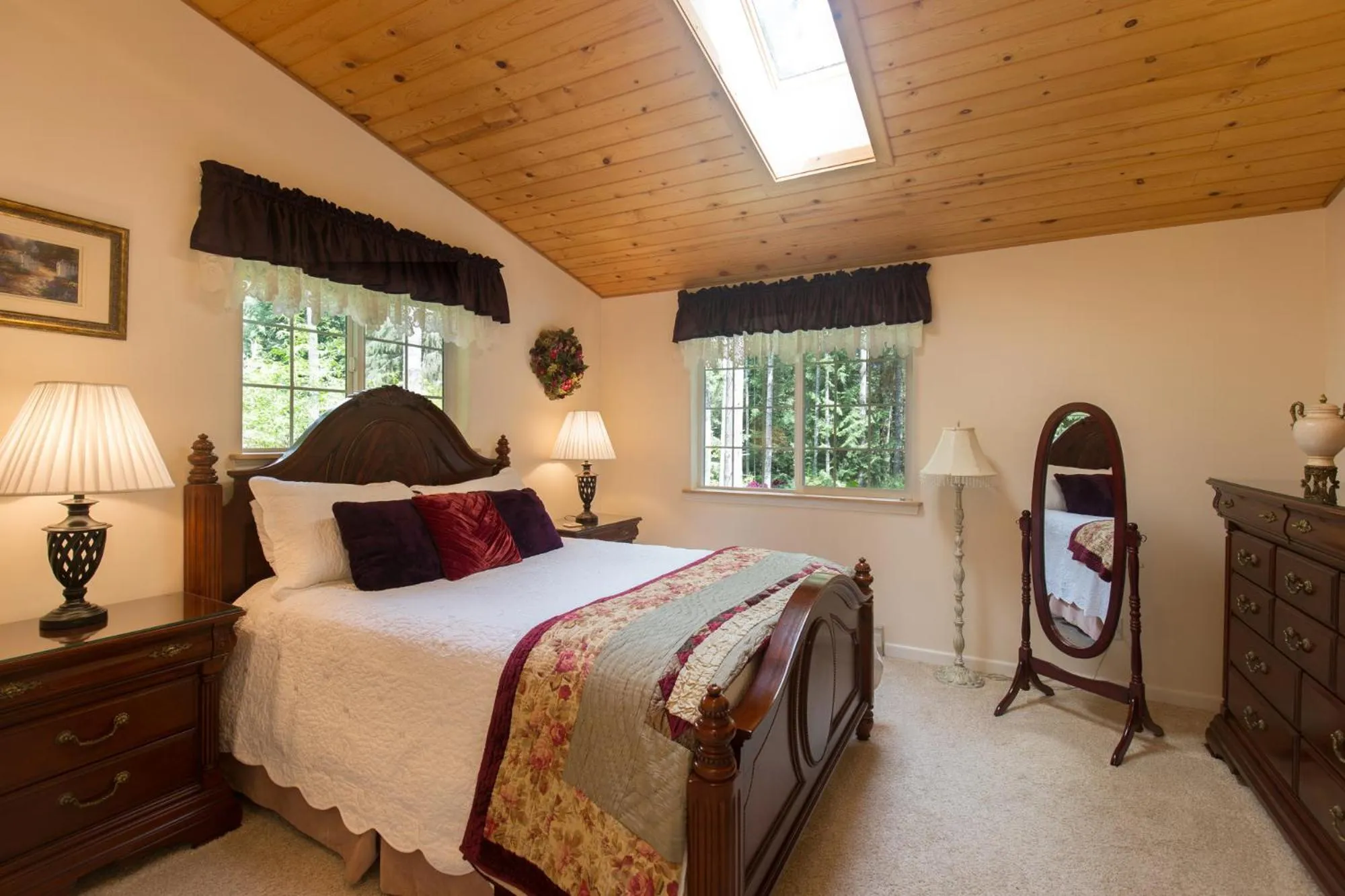 Bed in A Hidden Haven Cottages