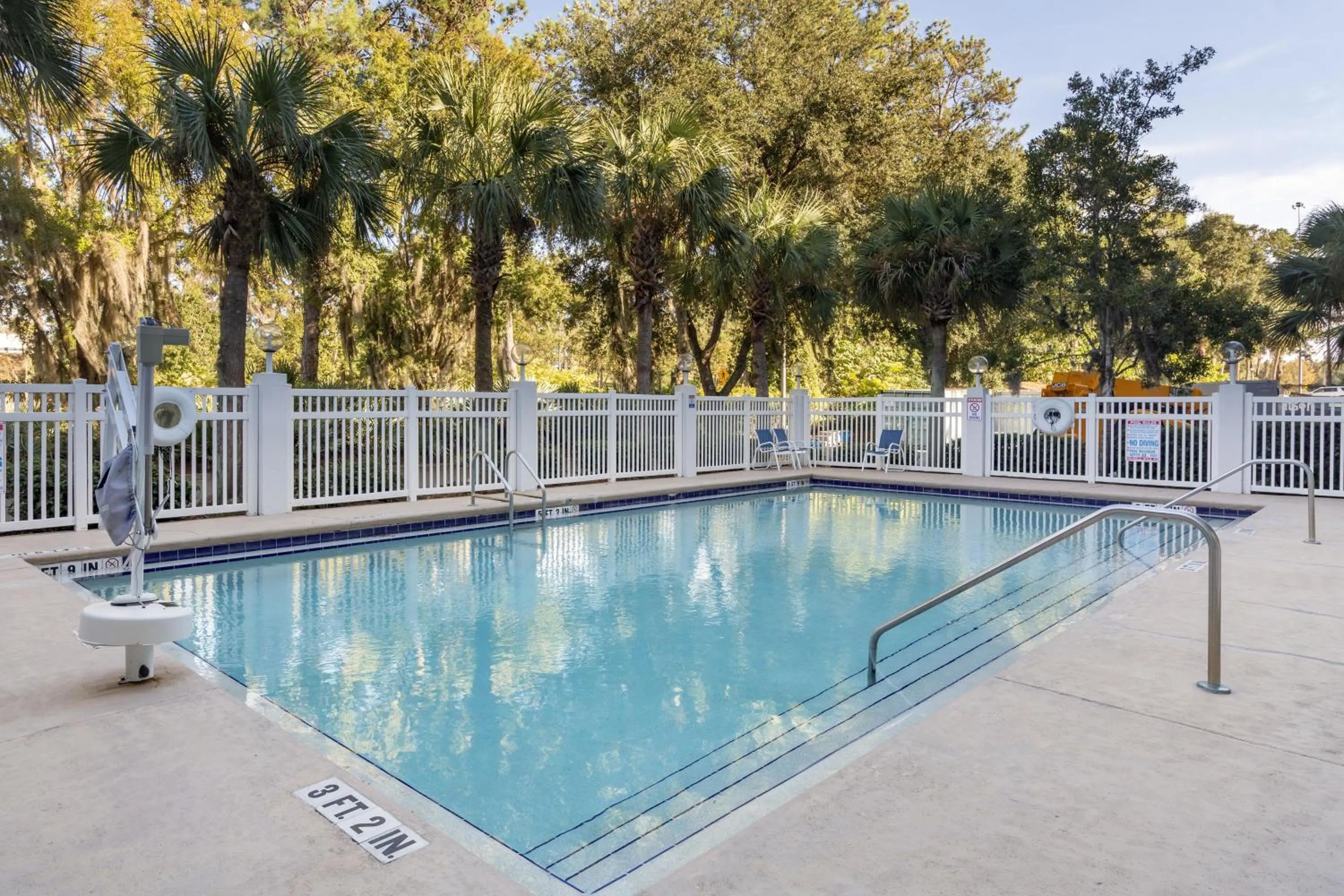 Pool view in HOM Hotel Gainesville, SureStay Collection by Best Western