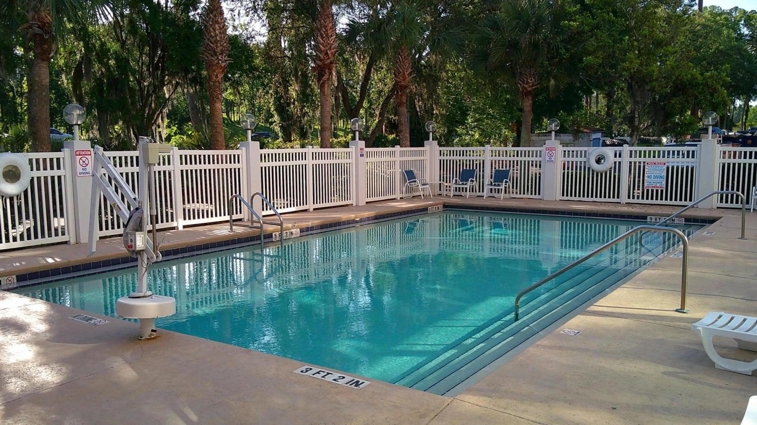 Pool view in HOM Hotel Gainesville, SureStay Collection by Best Western