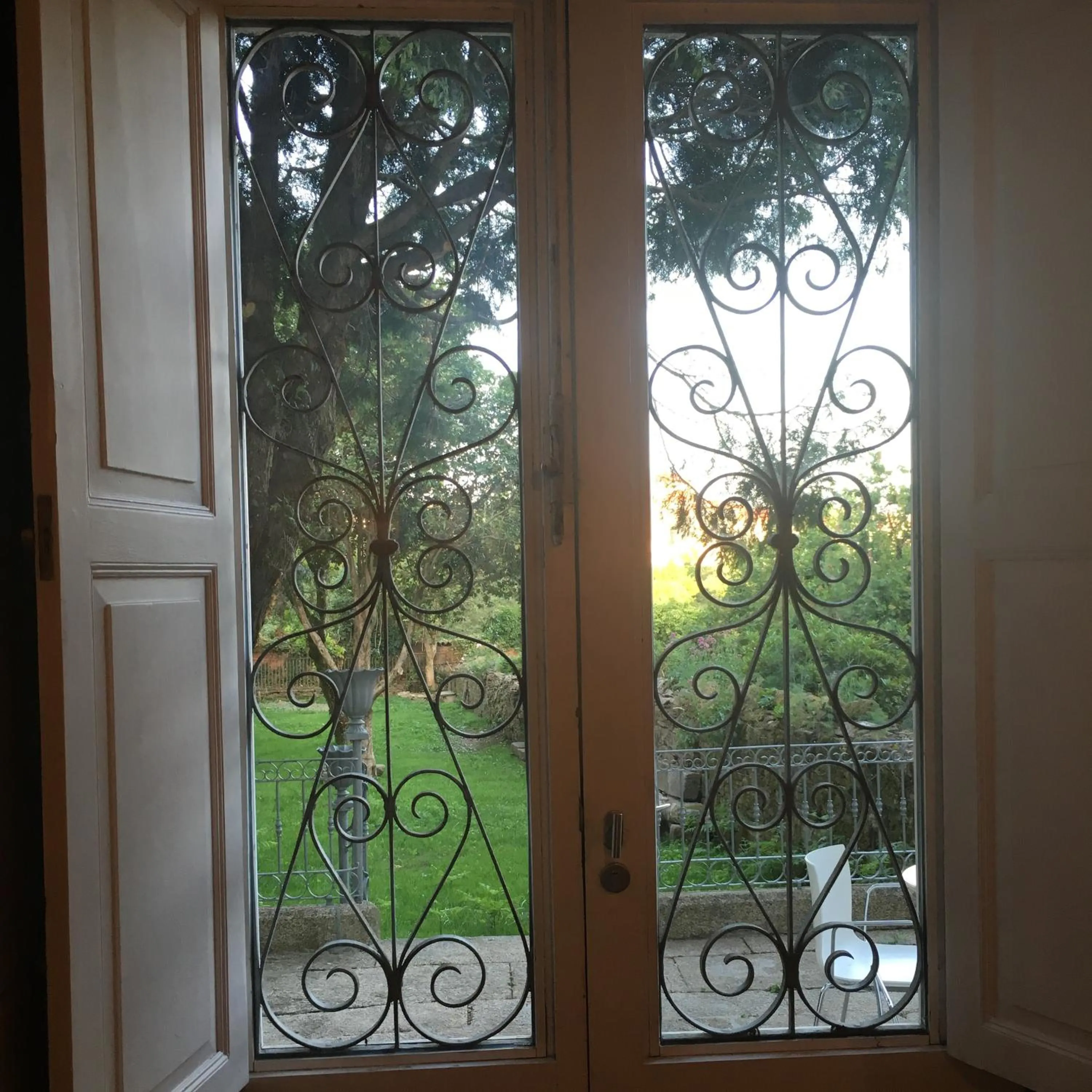 Garden view in Pensión O Xardin de Julia