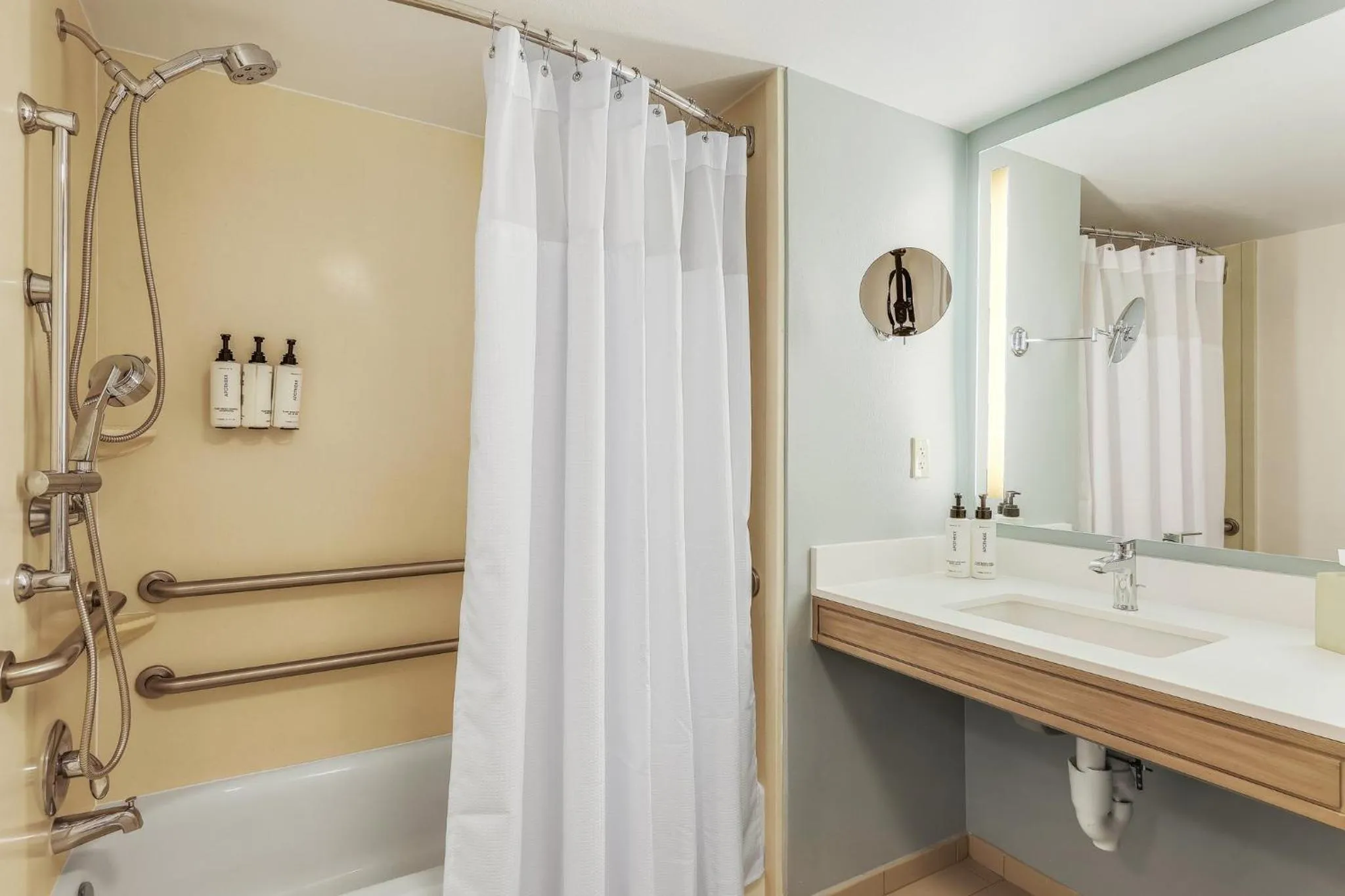 Bathroom in Crowne Plaza Ft Myers Gulf Coast by IHG