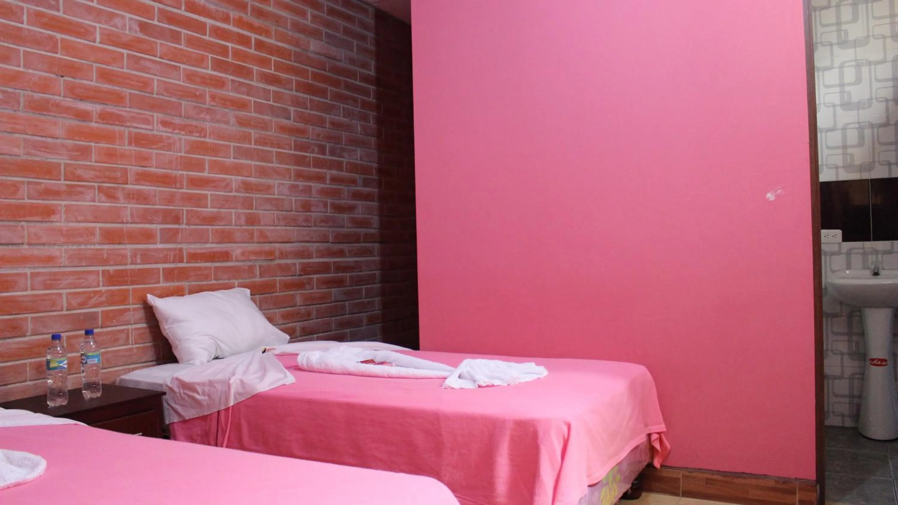 Bed in Hotel Flor Del Campo