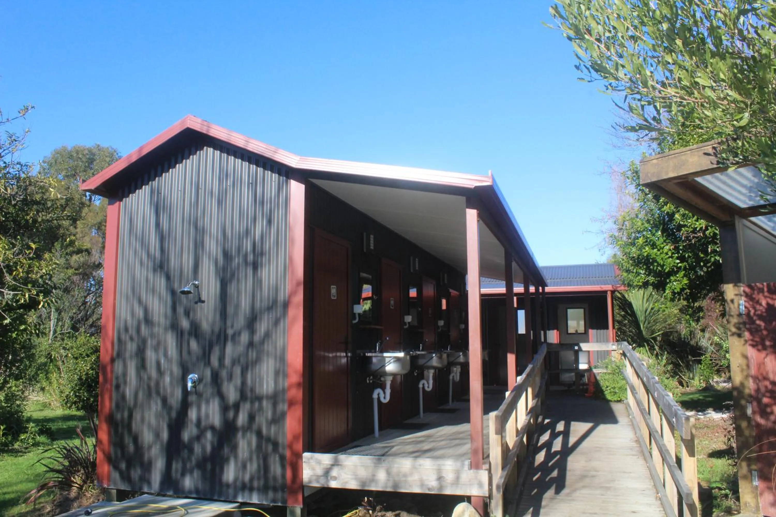 Shower in The Barn Cabins & Camp
