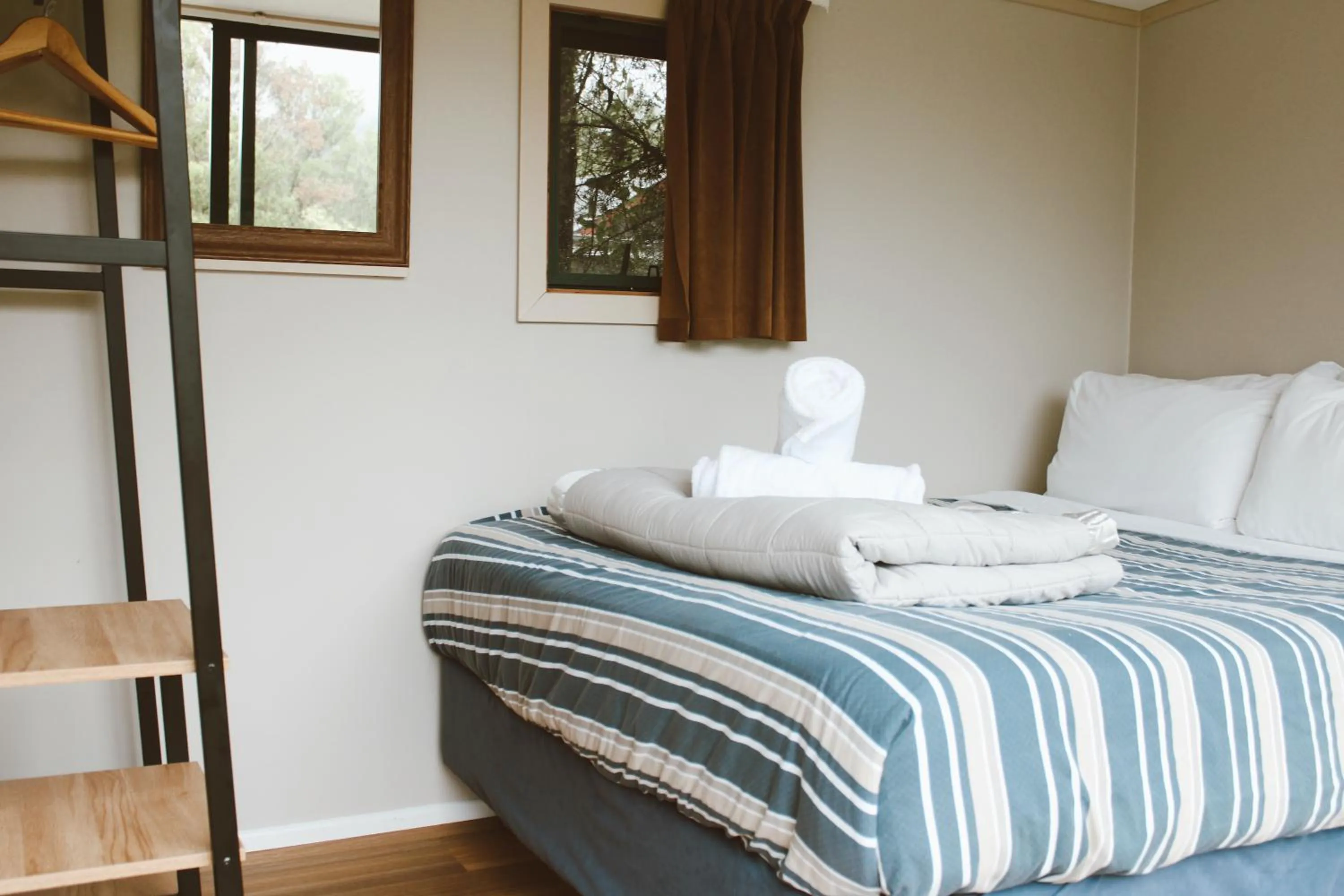 Bedroom, Bed in The Barn Cabins & Camp