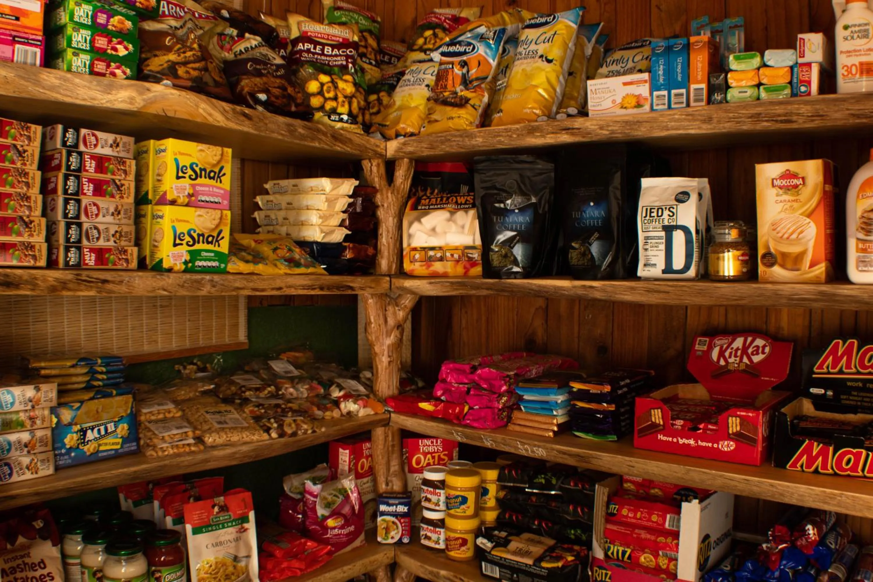 On-site shops in The Barn Cabins & Camp