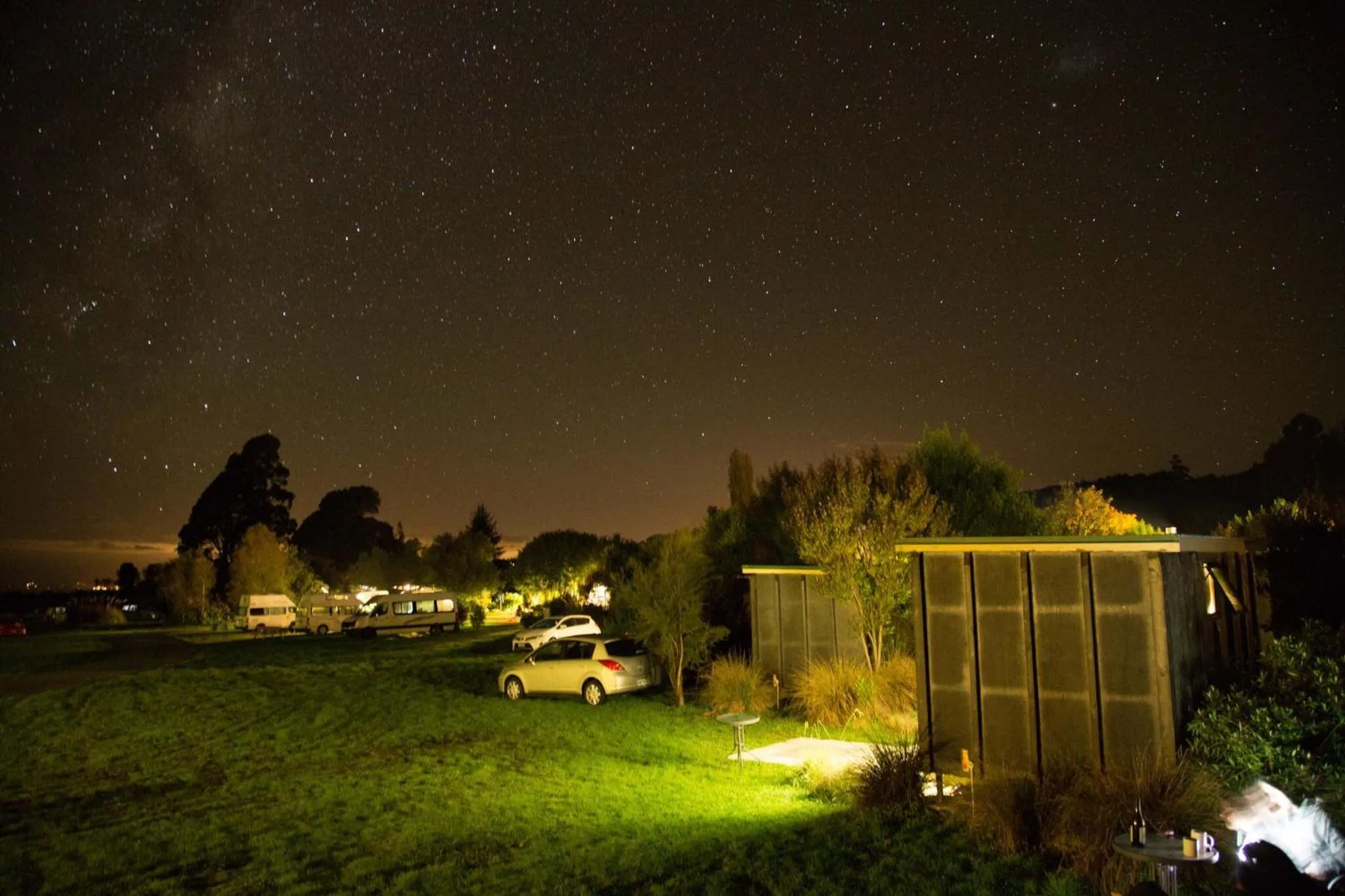 Garden in The Barn Cabins & Camp