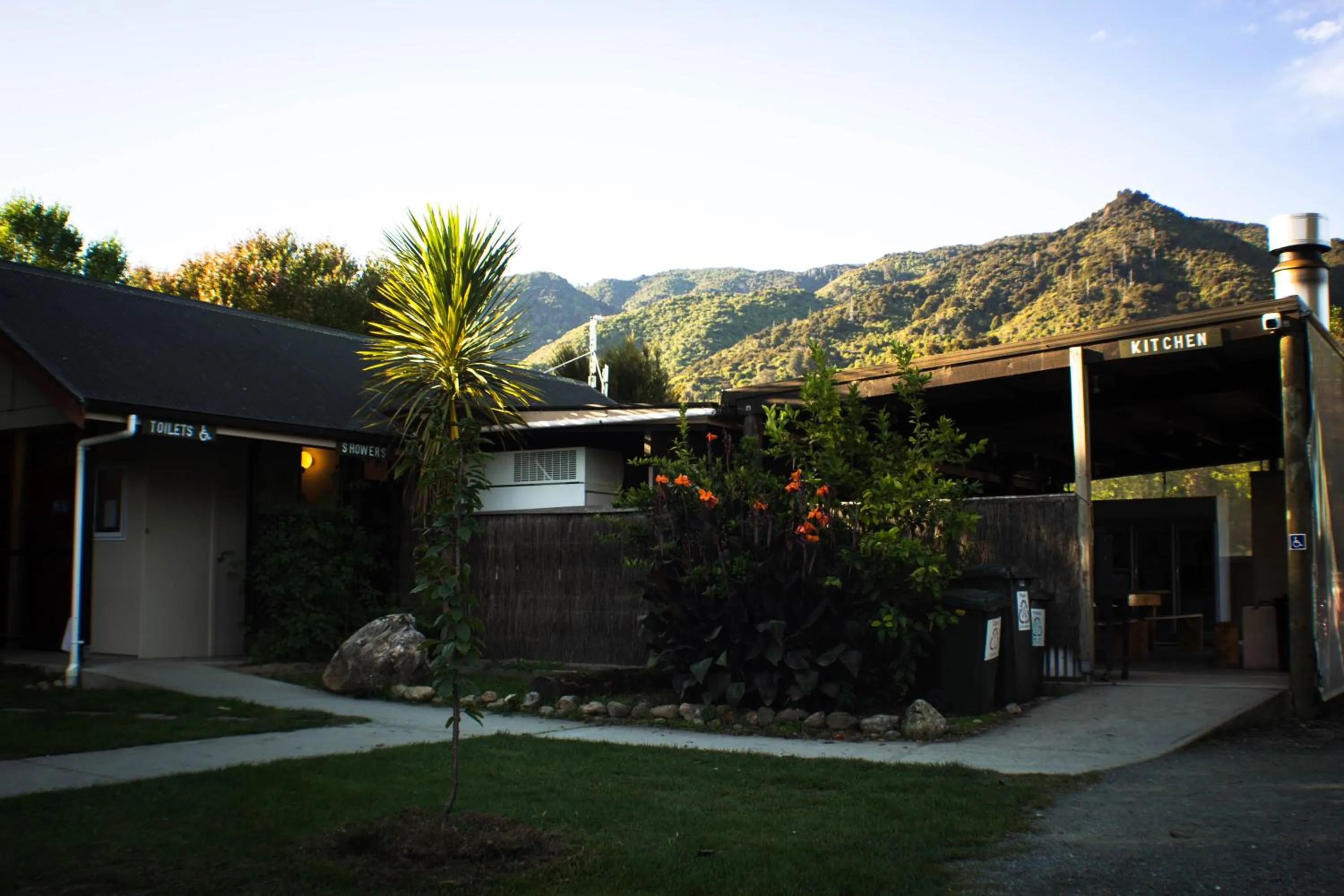 Facade/entrance in The Barn Cabins & Camp
