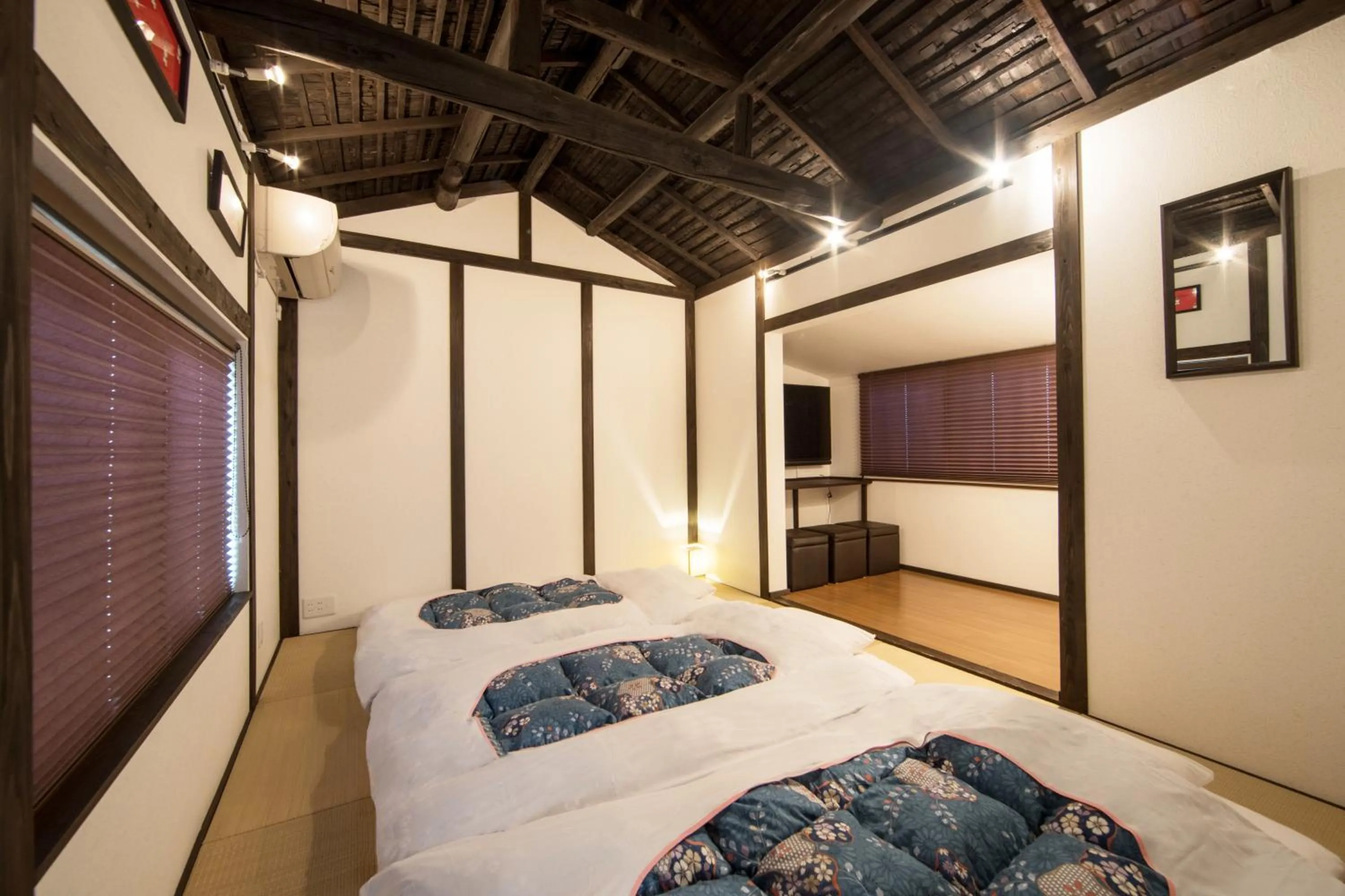 Bed in Rinn Kiyomizu Villa