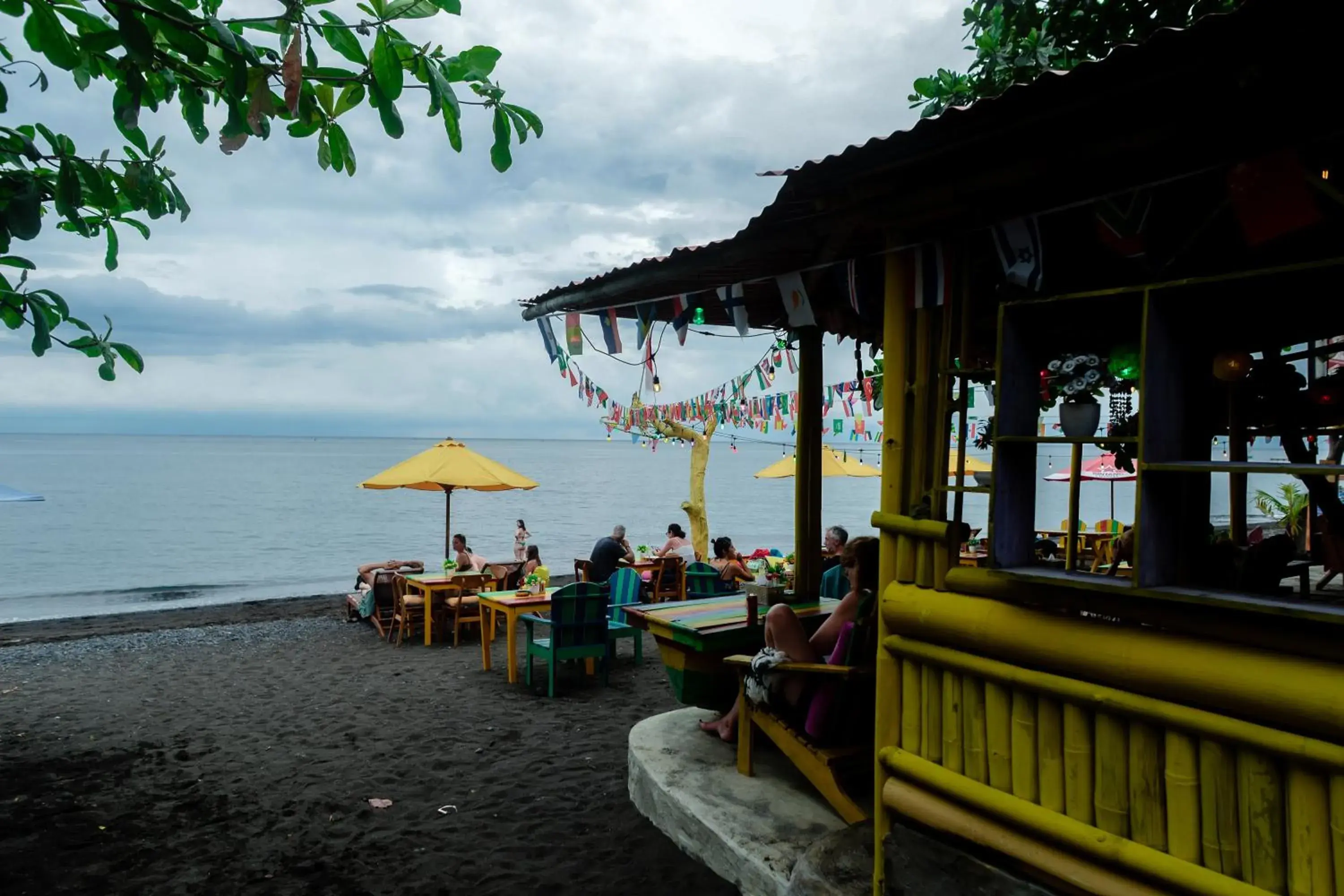 Deluxe Double Room with Balcony and Sea View in Amed Sunset Beach Deluxe Double Room with Balcony and Sea View in Amed Sunset Beach