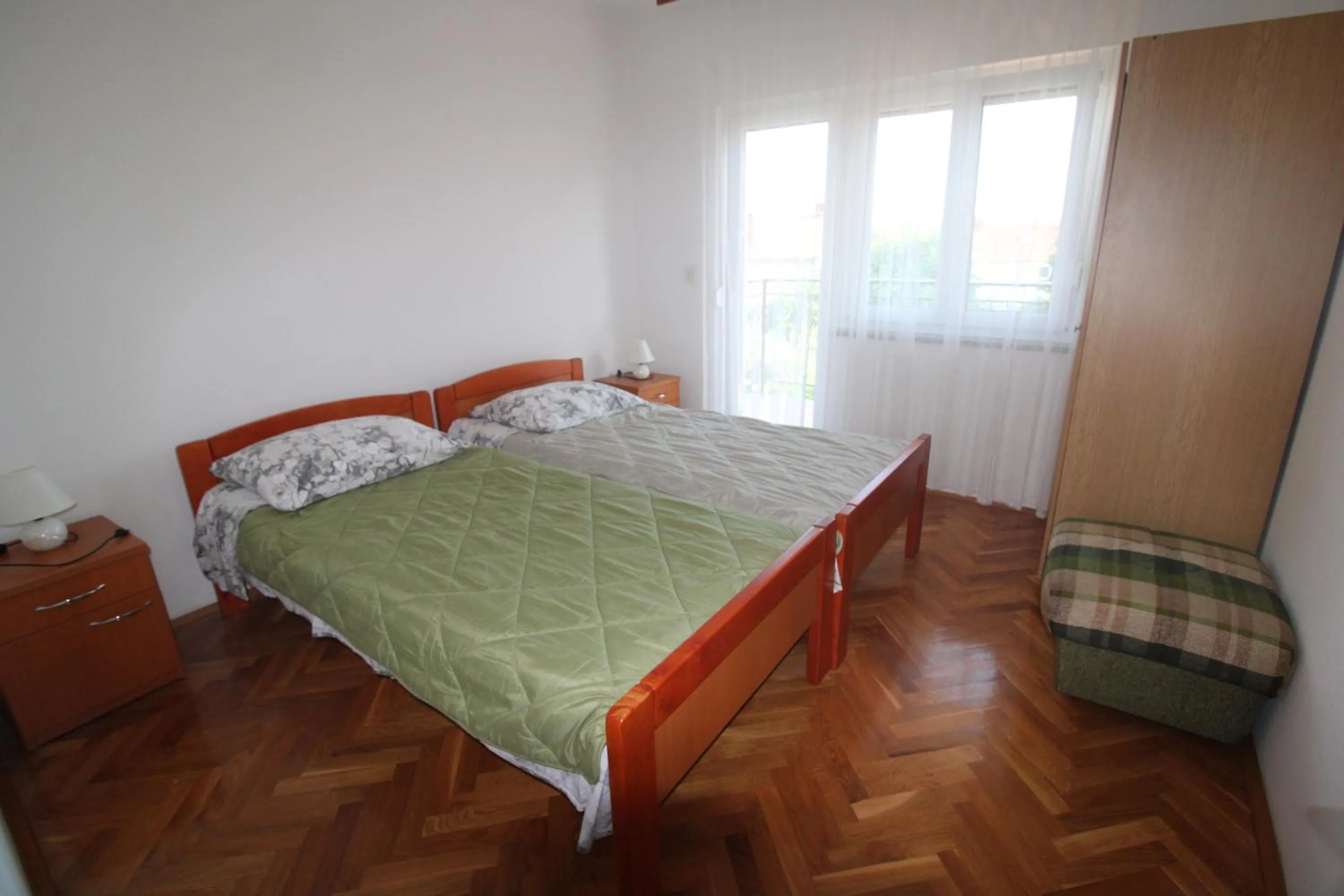 Bedroom, Bed in Apartment Razum