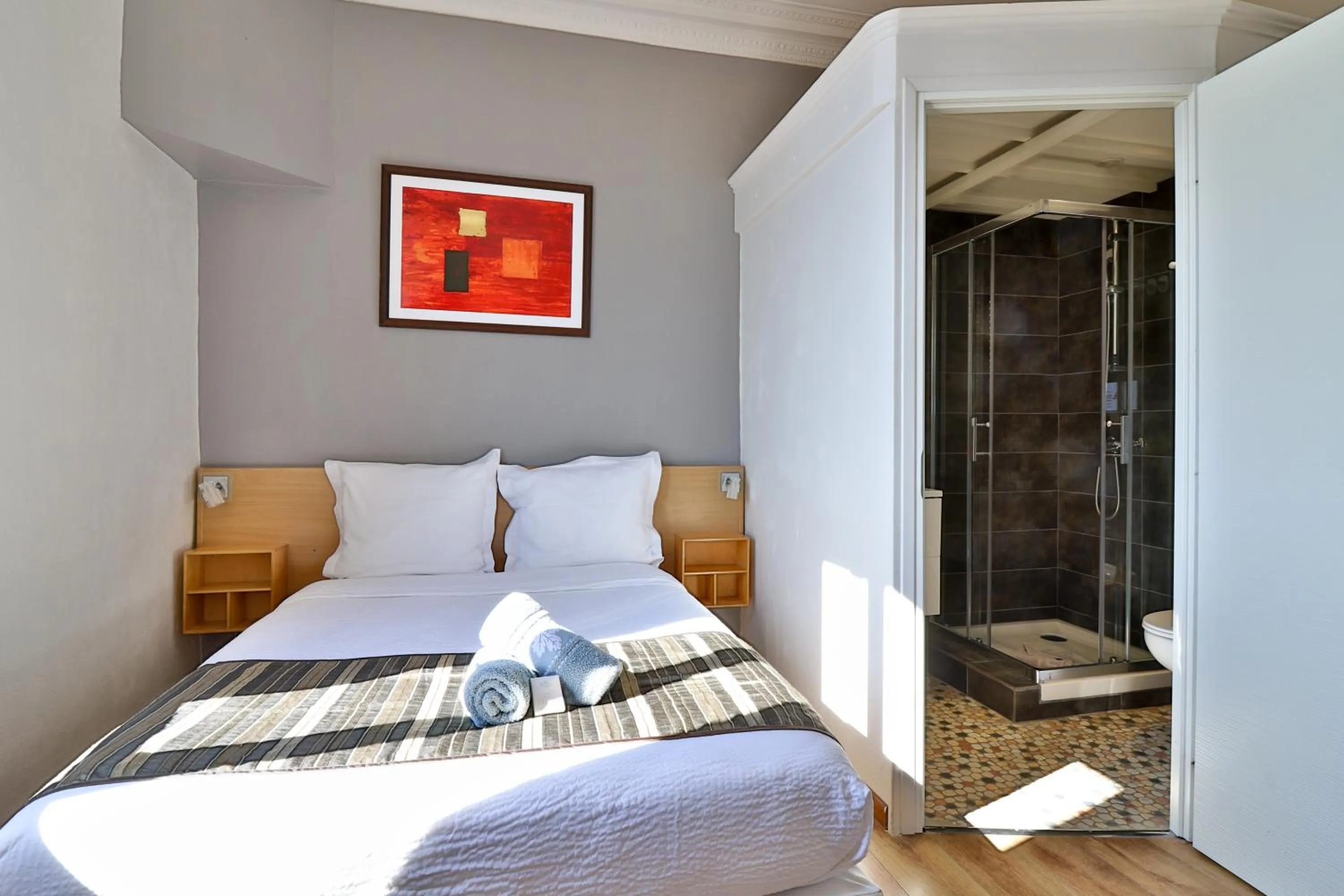 Bed in Hotel La Villa Florida