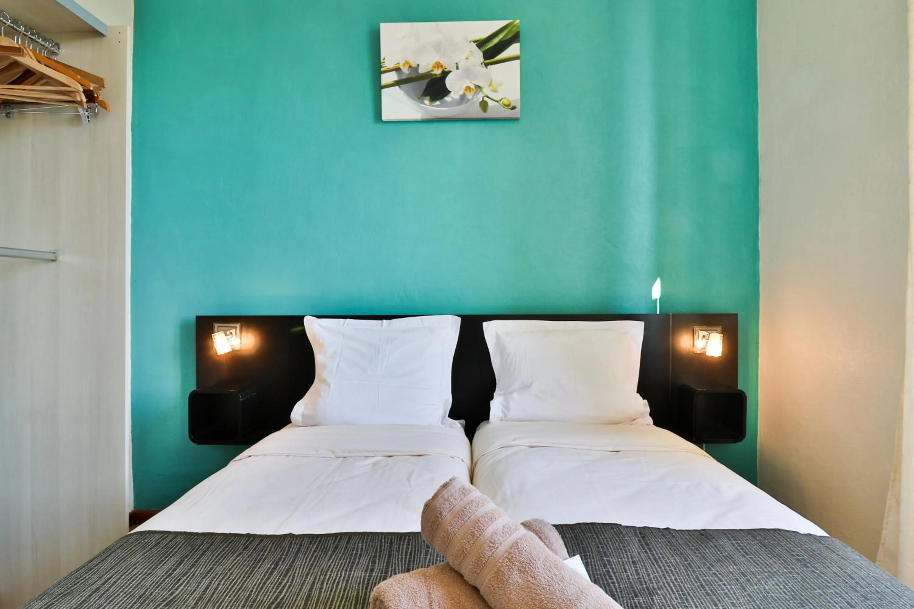 Bed in Hotel La Villa Florida