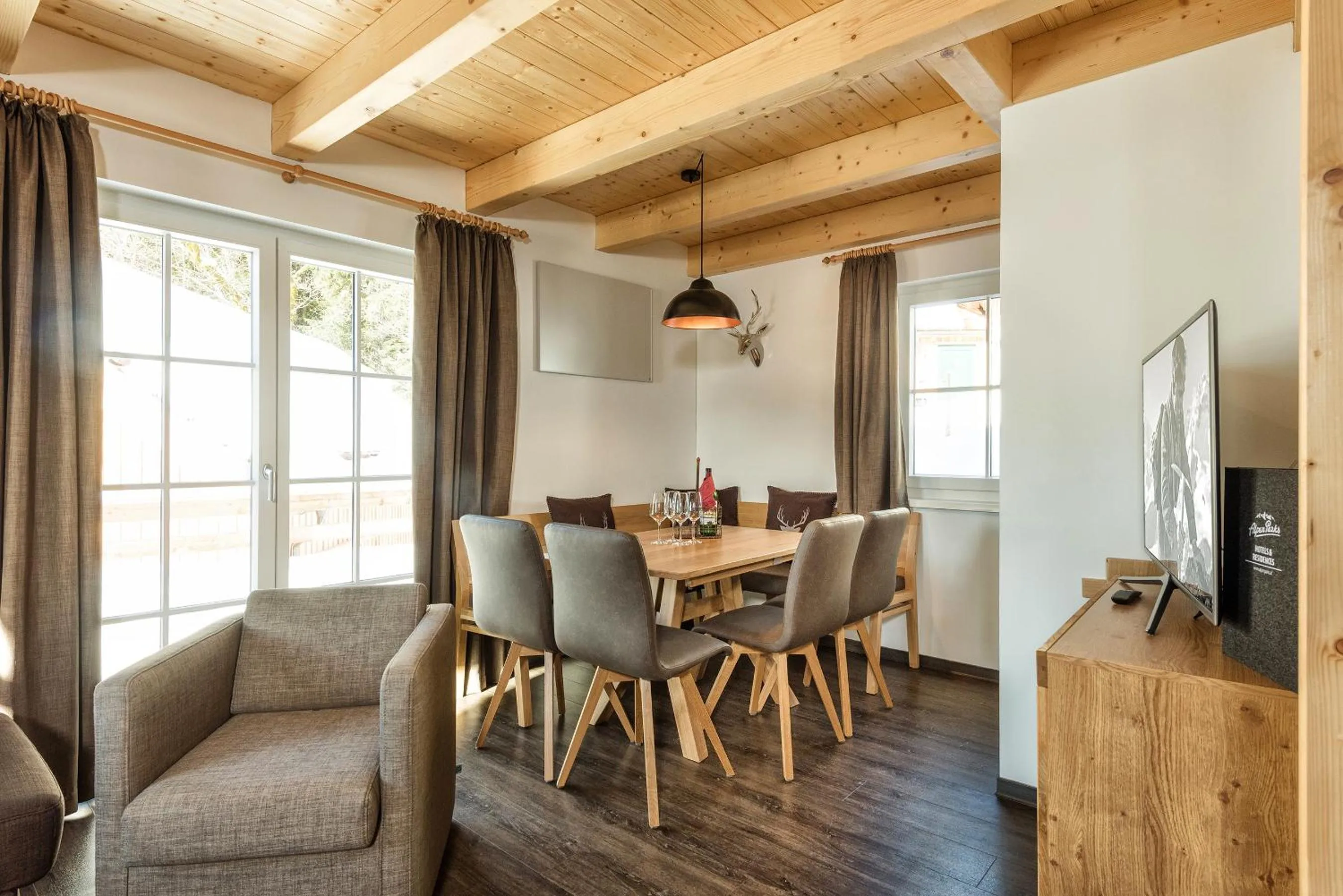 Balcony/Terrace in AlpenParks Hagan Lodge Altaussee