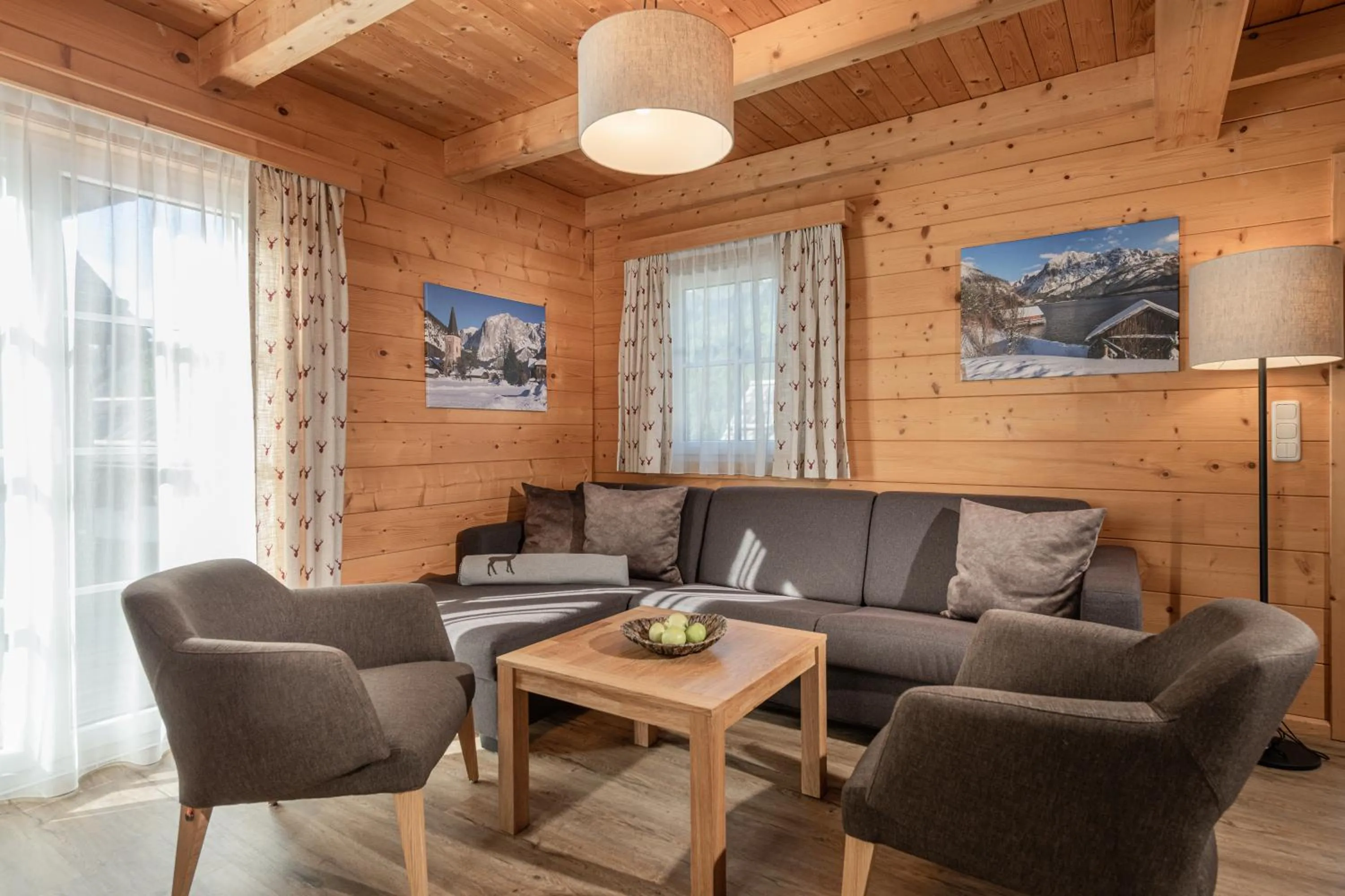 Living room in AlpenParks Hagan Lodge Altaussee