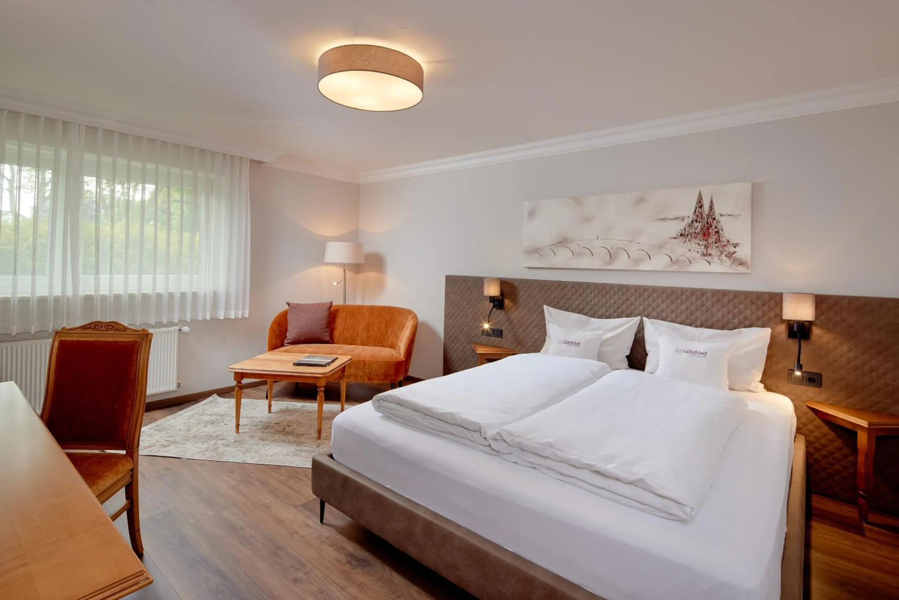 Photo of the whole room, Bed in Garden & SPA Hotel Das Götzfried