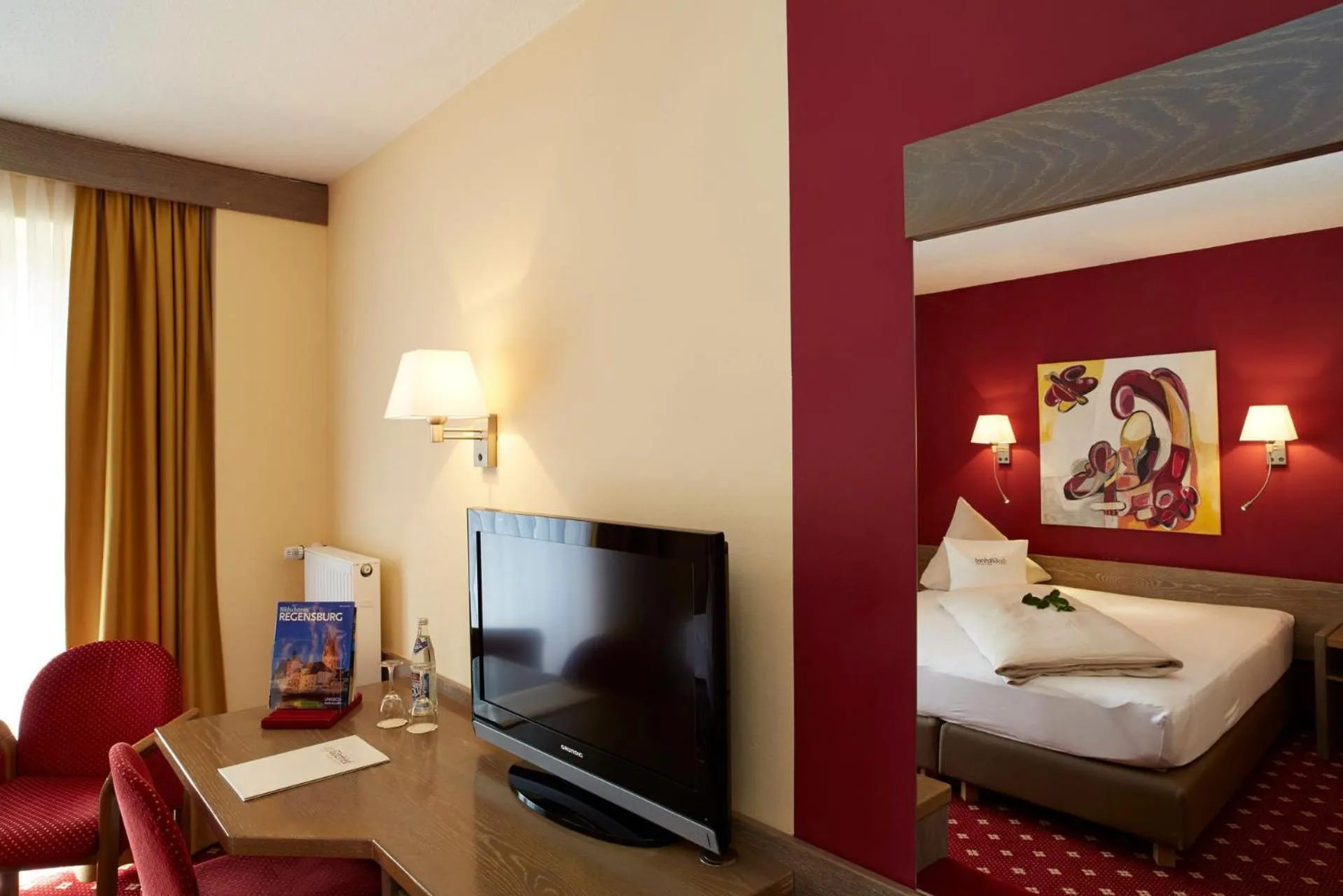 Photo of the whole room, Bed in Garden & SPA Hotel Das Götzfried