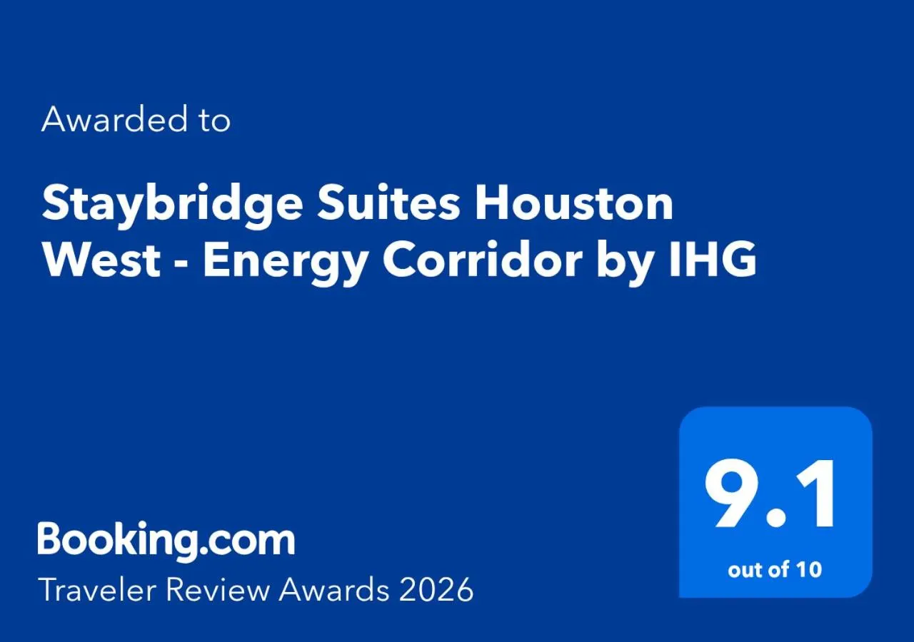 Certificate/Award in Staybridge Suites Houston West - Energy Corridor by IHG