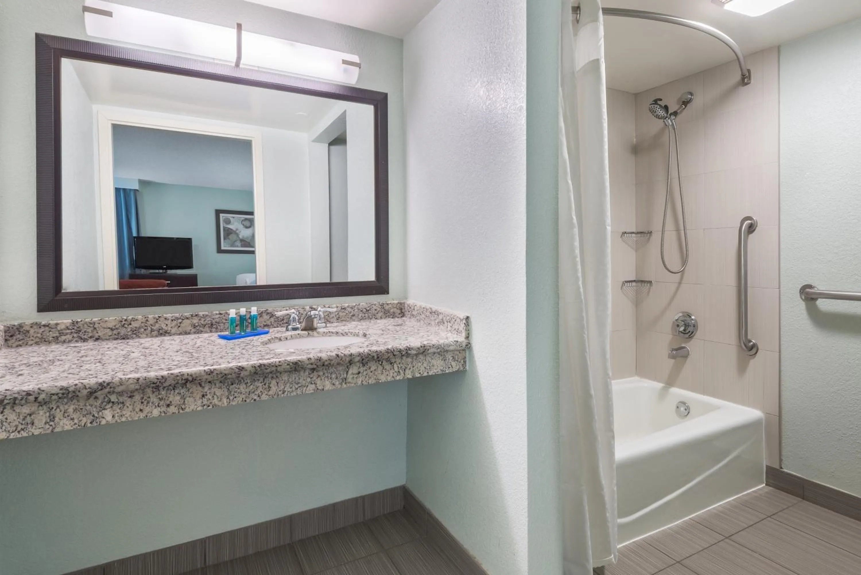 Bathroom in Holiday Inn Express Hotel & Suites Ft. Lauderdale-Plantation by IHG