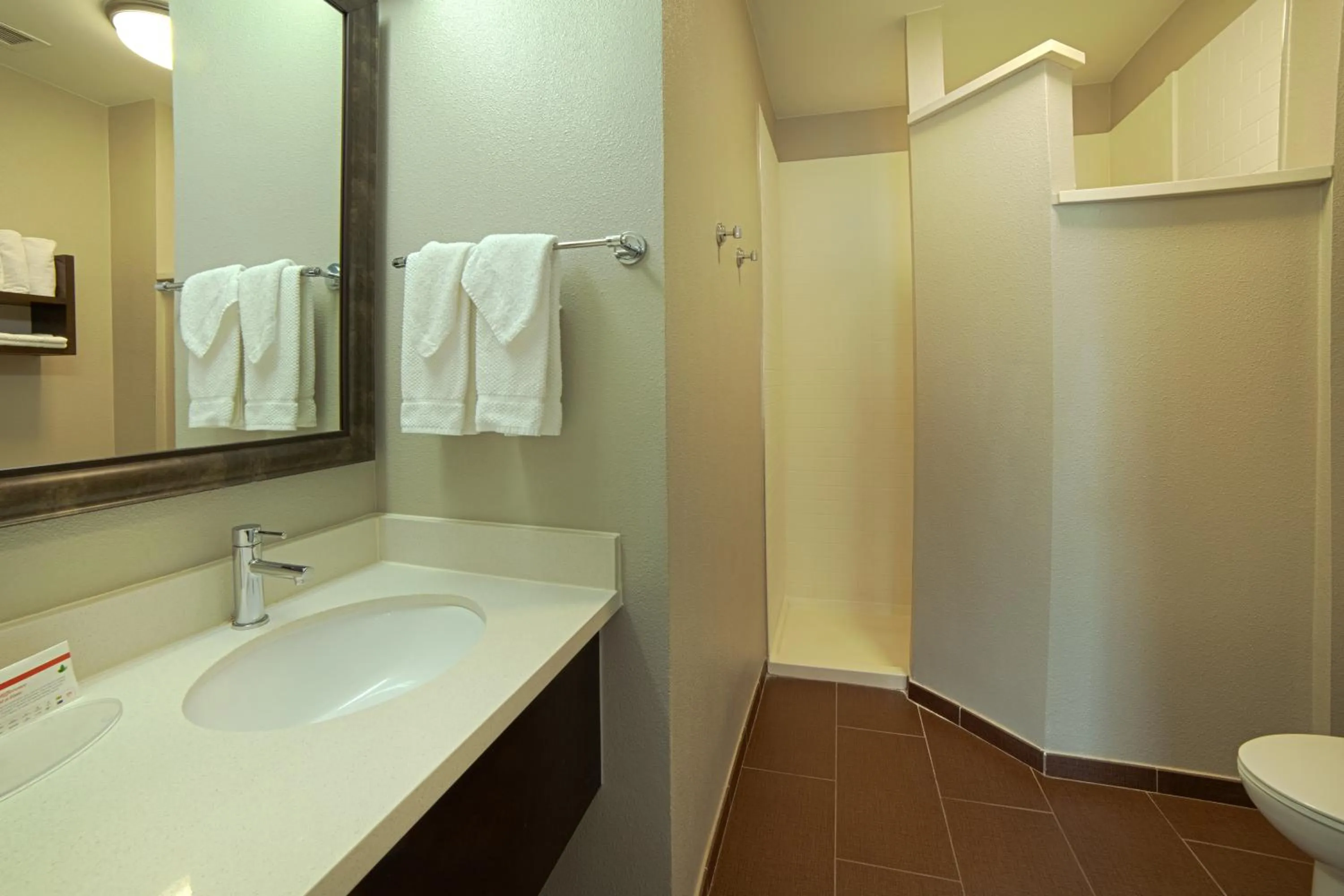 Shower in Staybridge Suites Houston-NASA Clear Lake by IHG
