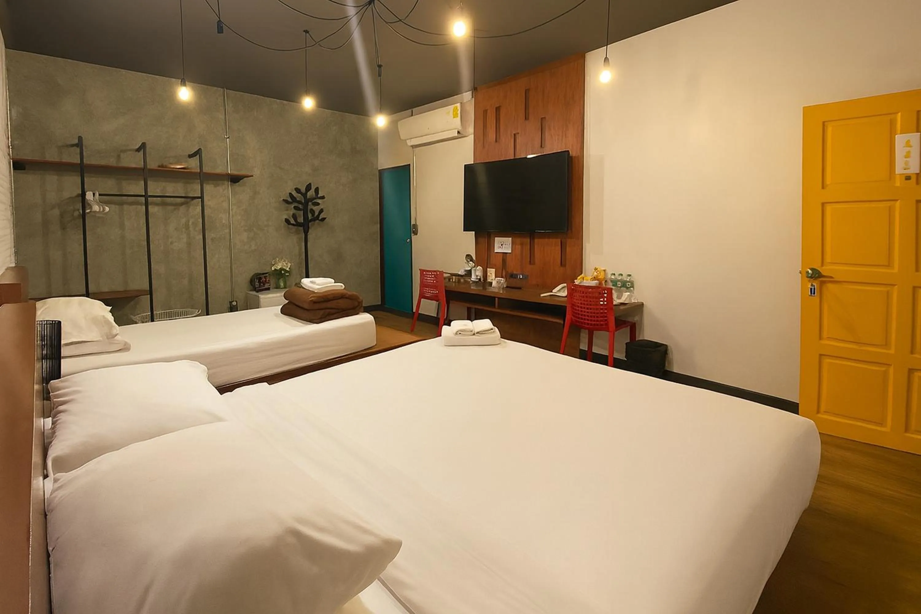 Photo of the whole room, Bed in The Loft Room Nimman