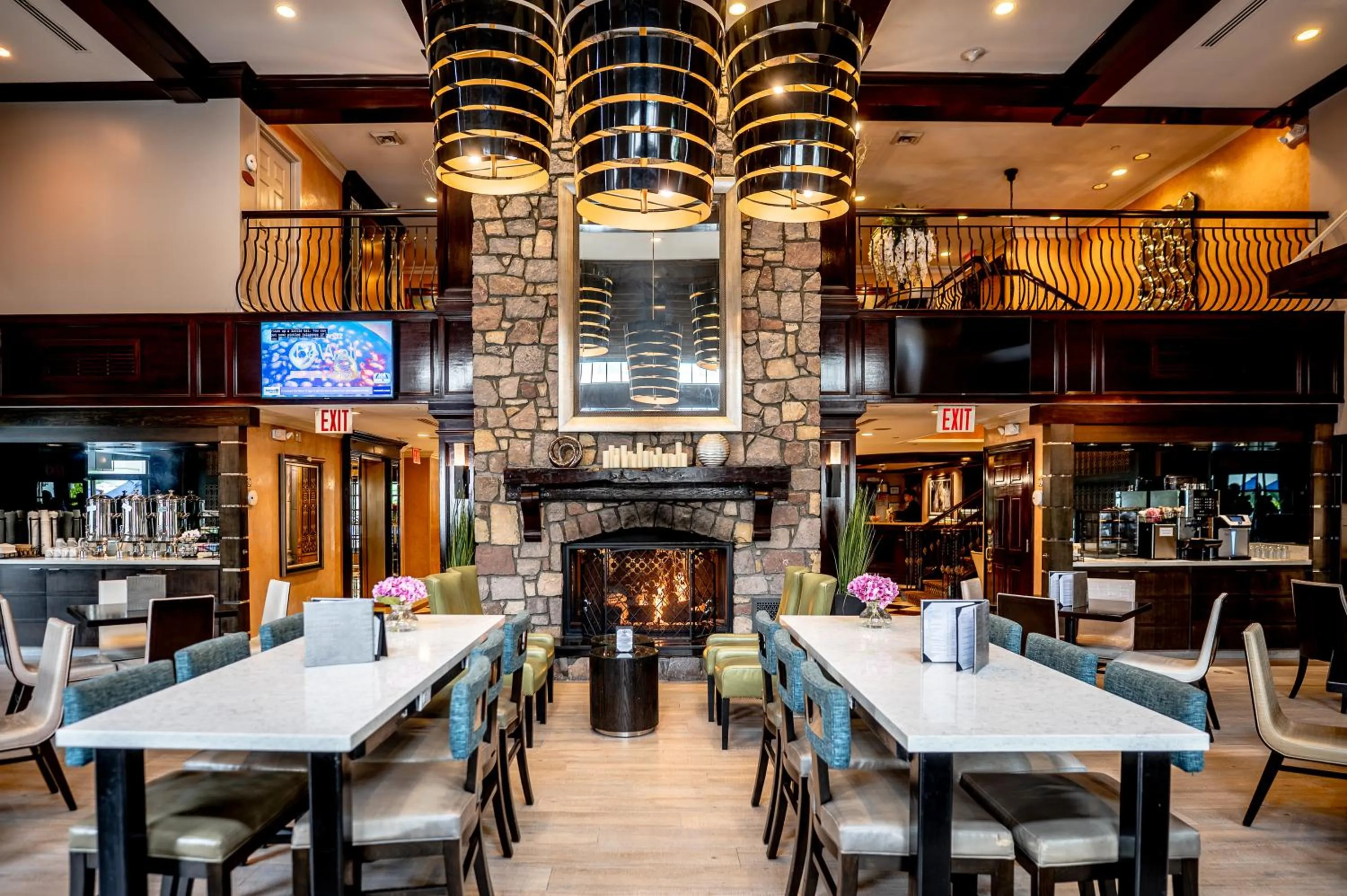 Dining area in The Inn At Fox Hollow Hotel