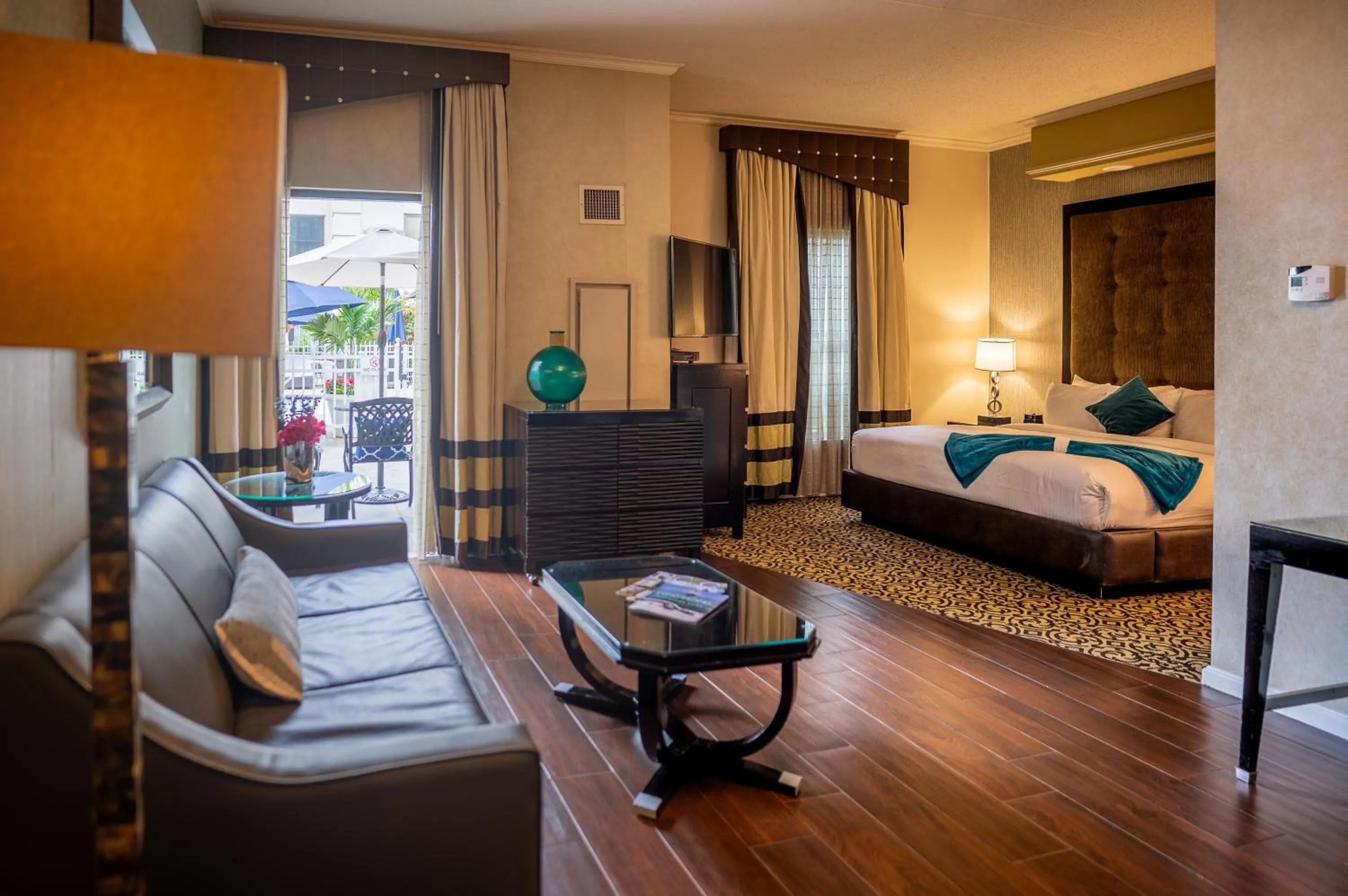 Bed in The Inn At Fox Hollow Hotel