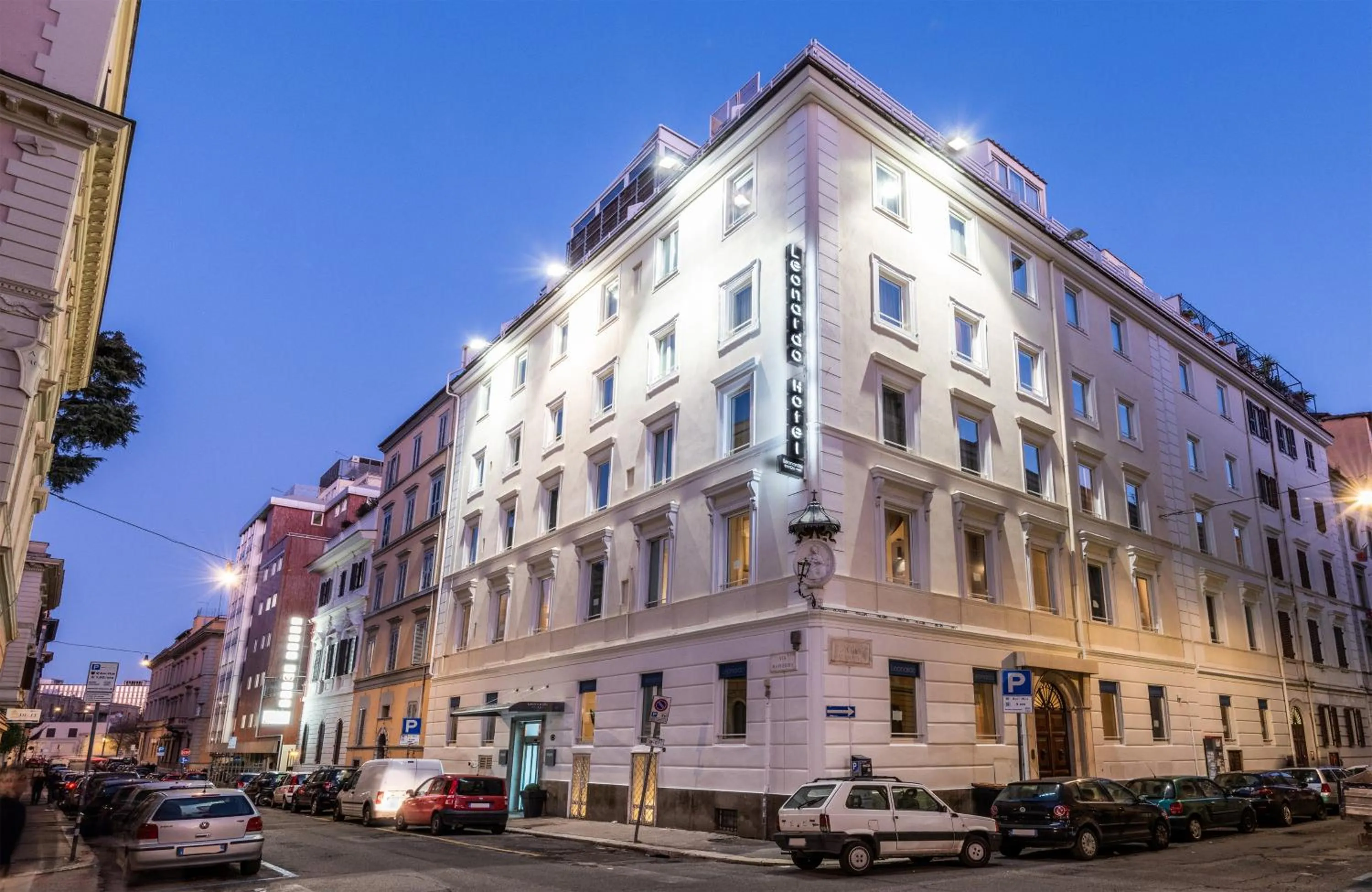 Property building in Leonardo Boutique Hotel Rome Termini