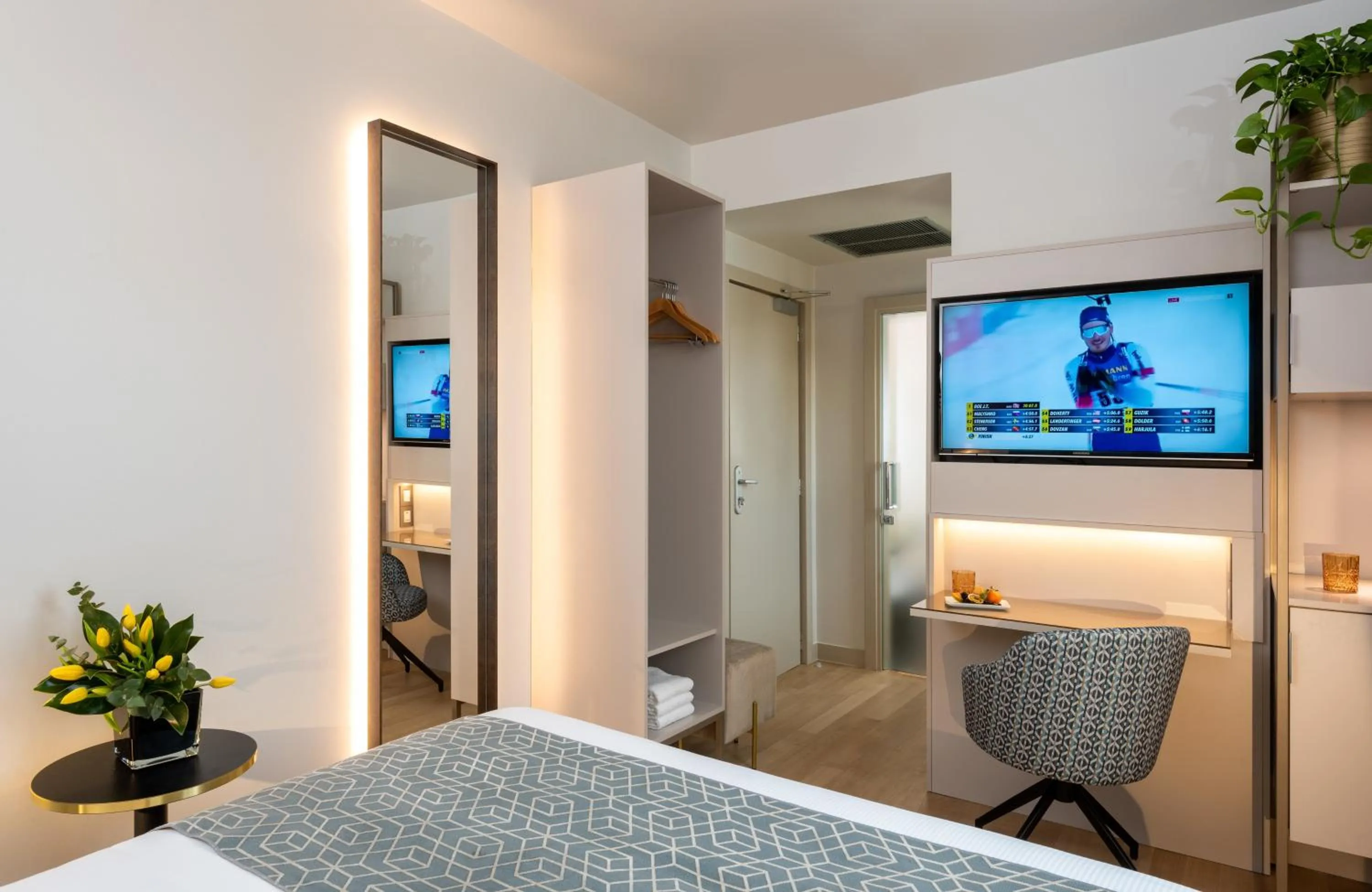 Photo of the whole room in Leonardo Boutique Hotel Rome Termini