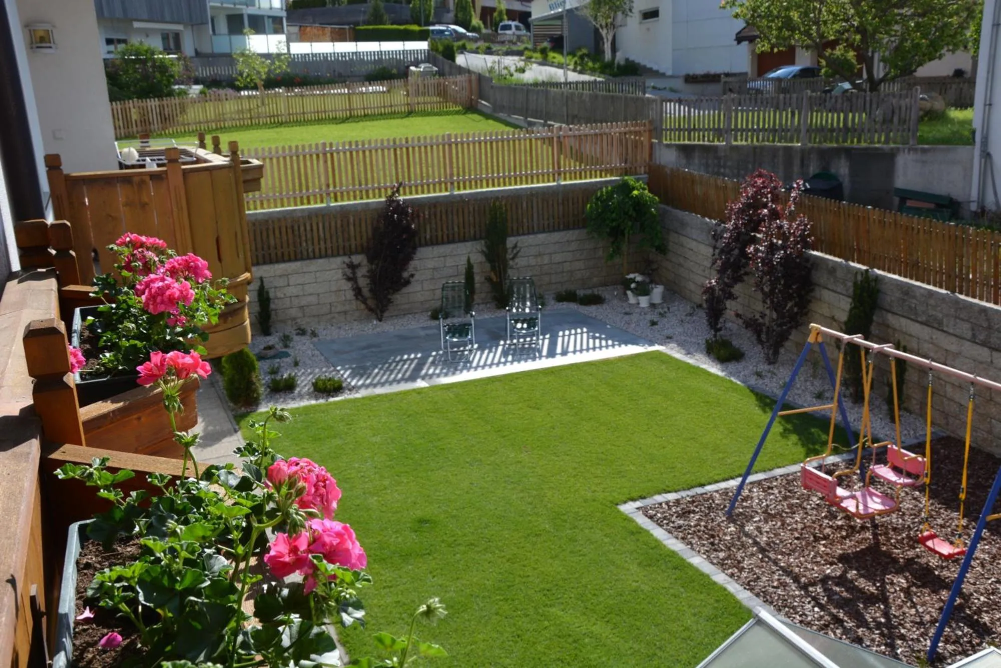 Garden in Appartement Thanei