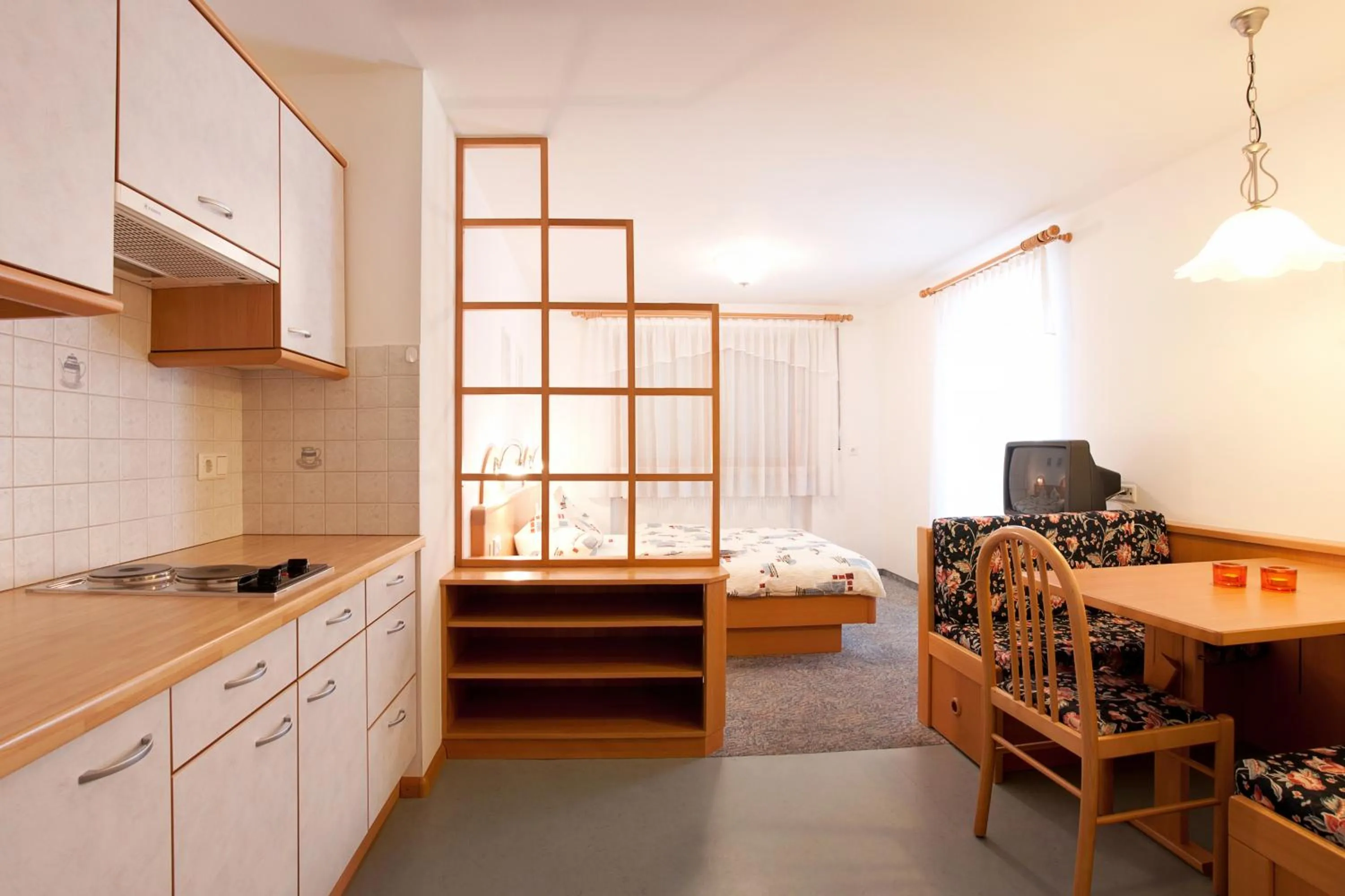Kitchen or kitchenette in Appartement Thanei