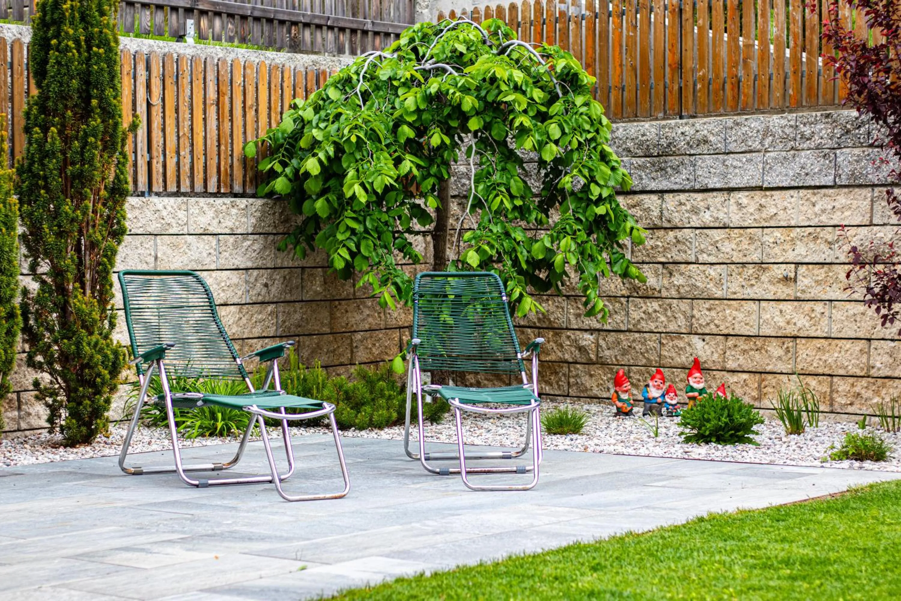 Garden in Appartement Thanei
