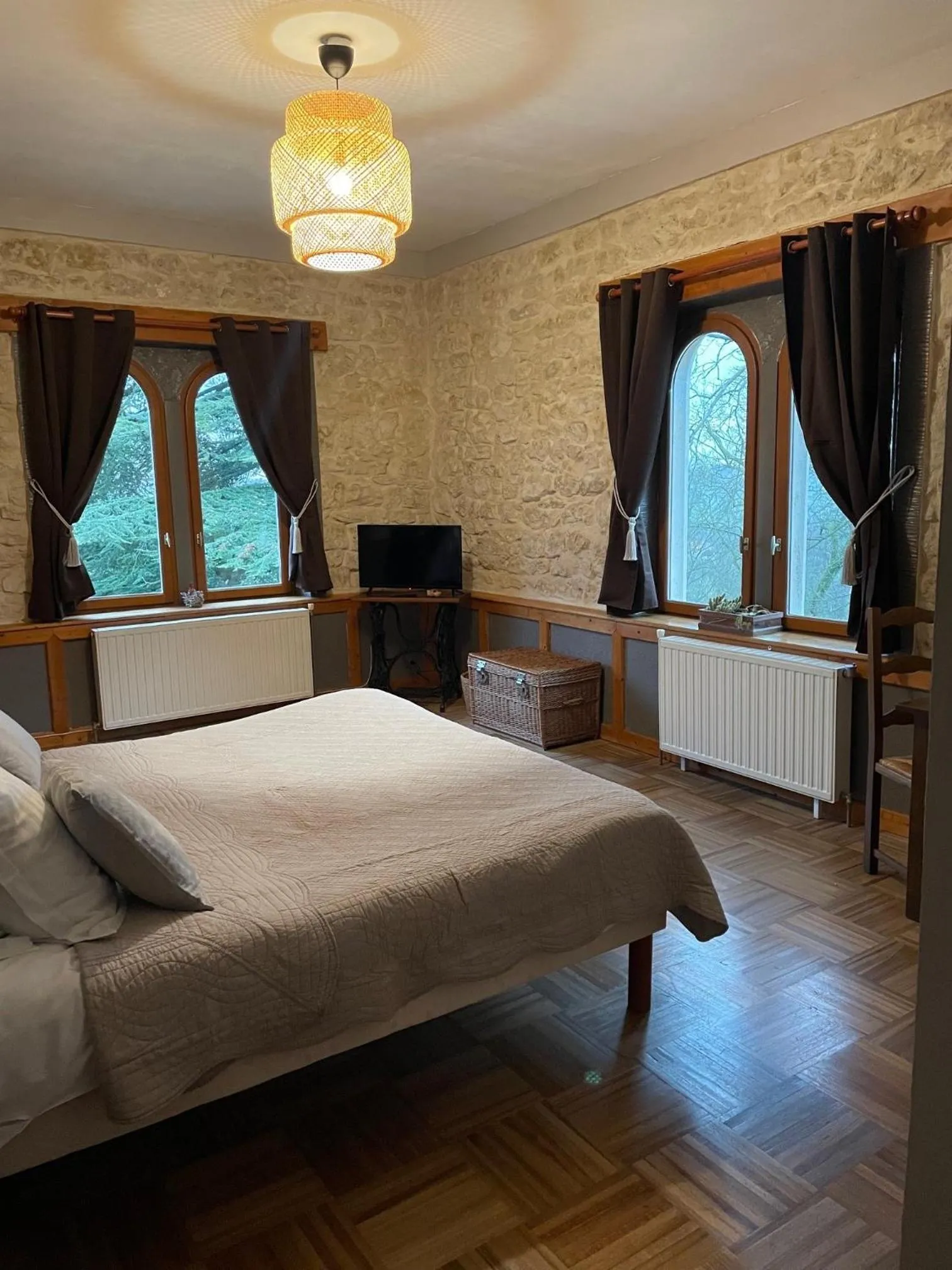 Bed in Bed and Breakfast Le Château de Morey