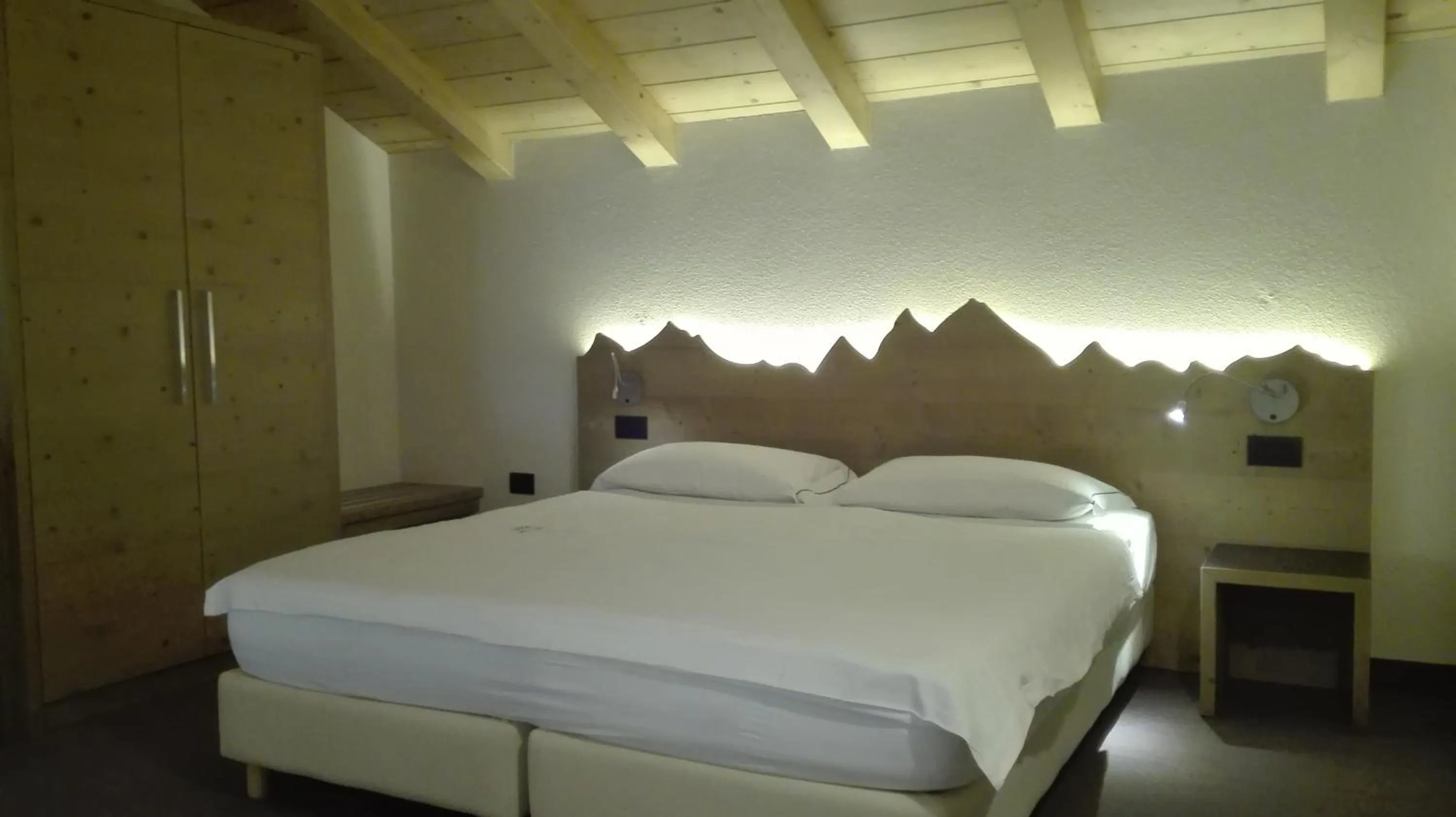 Bed in Hotel Silvestri