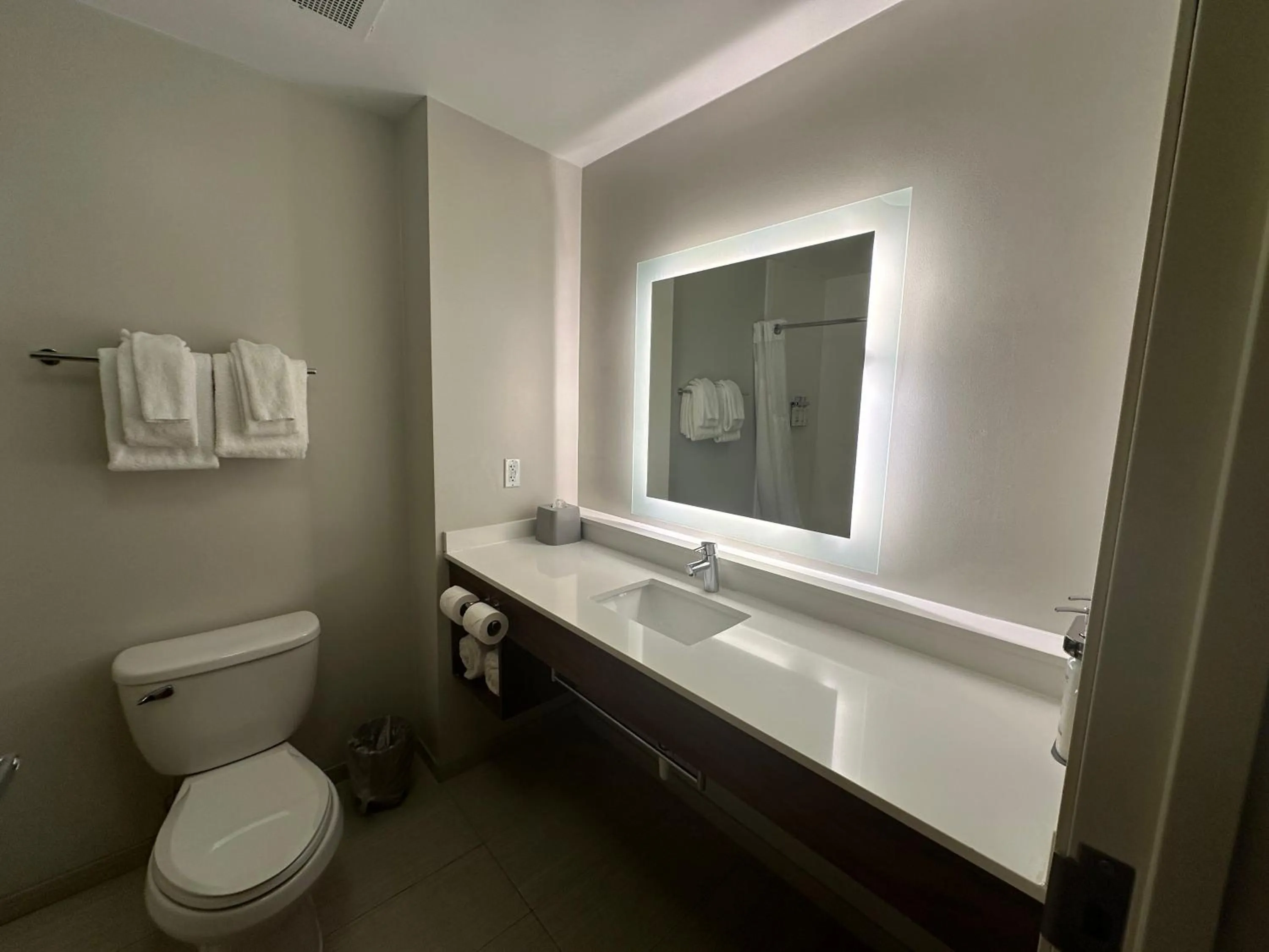 Bathroom in Holiday Inn Express Hotel & Suites Chesterfield - Selfridge Area by IHG