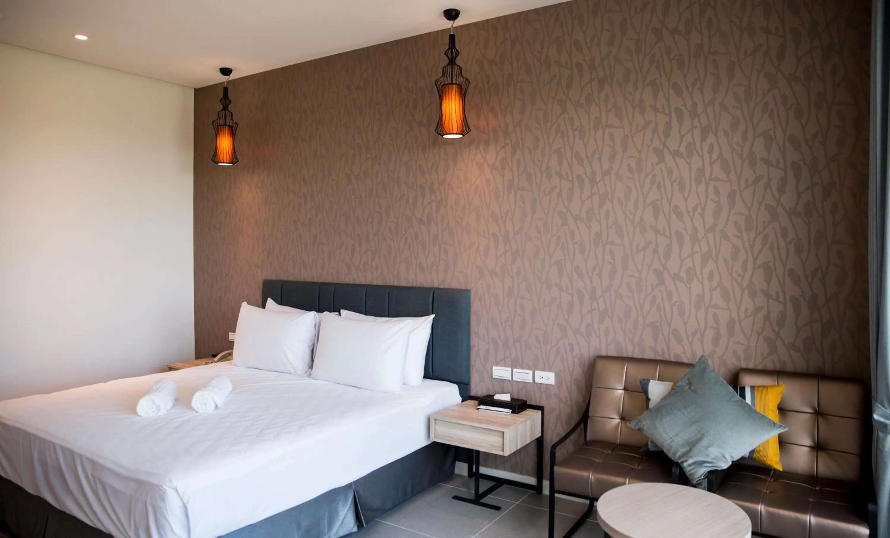 Bed in 墾丁椰林 海灘文旅