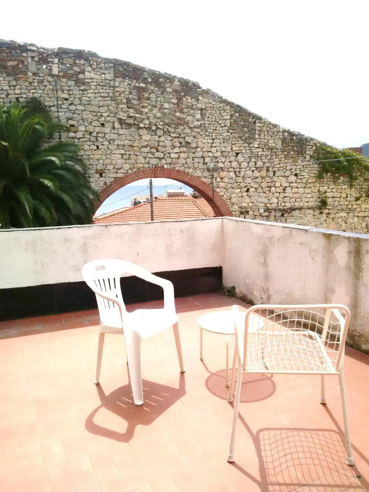 Patio in Hotel Gino