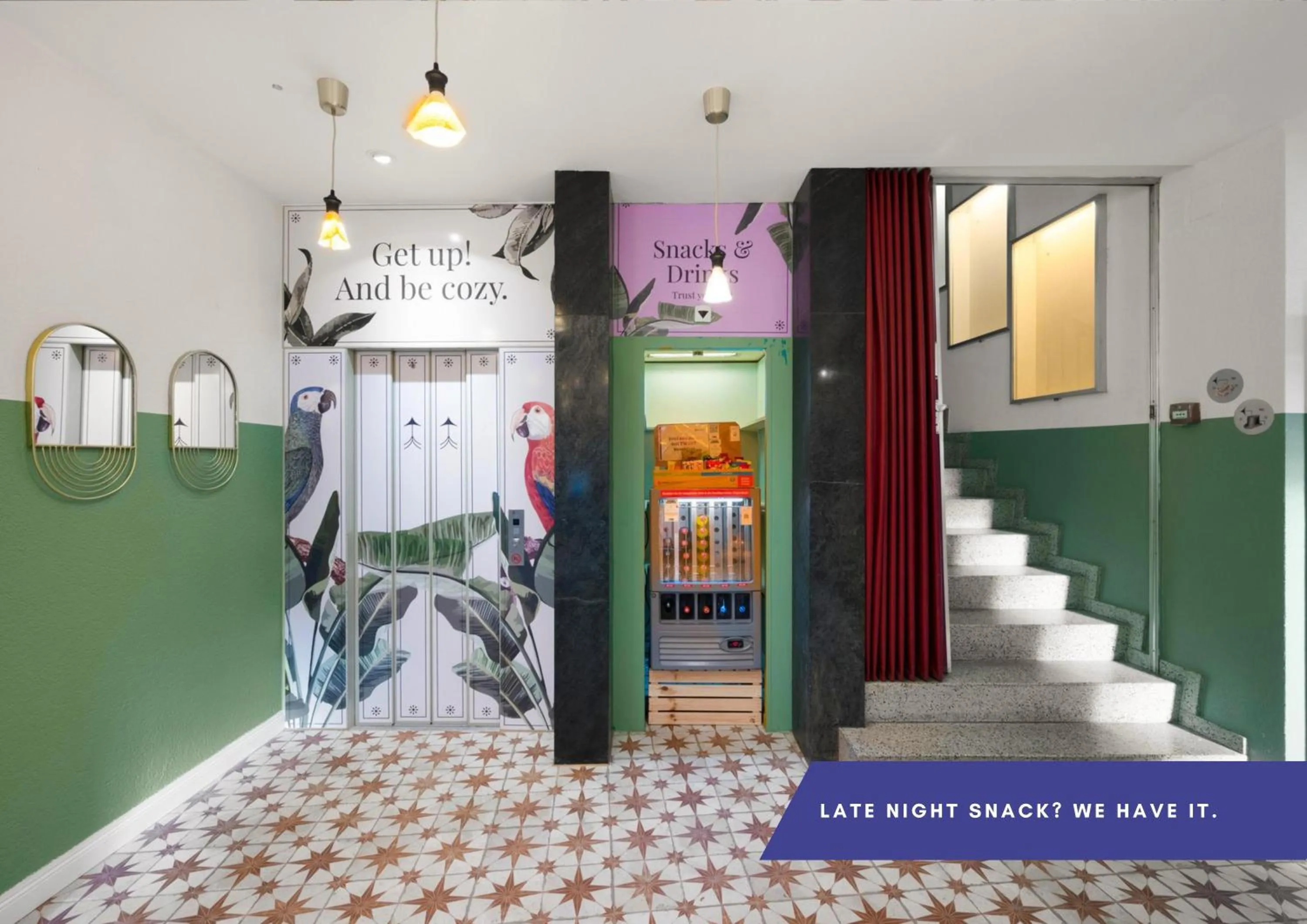 Living room in Becozy Self Check-in Pop-Up Hotel Basel