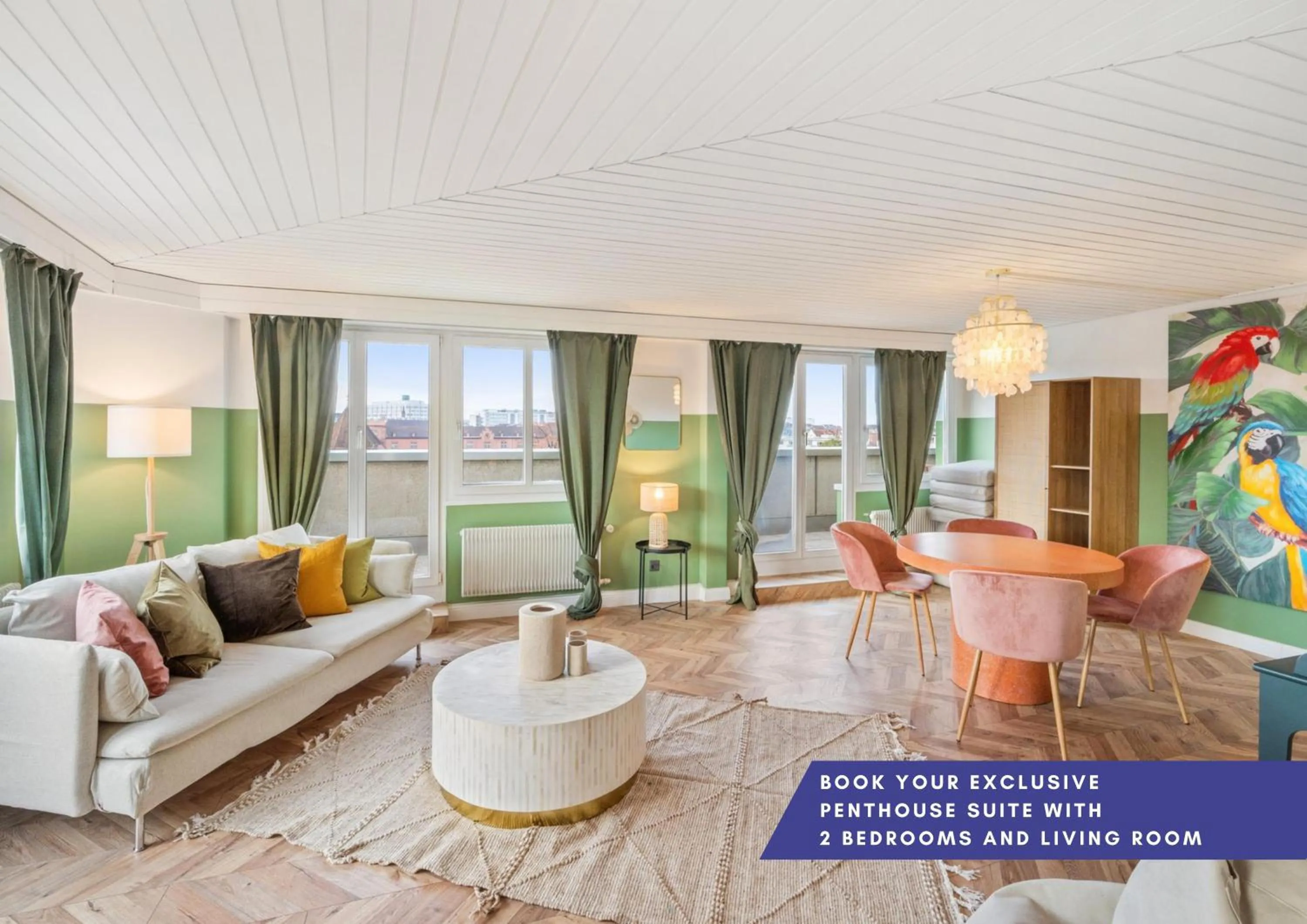 Living room in Becozy Self Check-in Pop-Up Hotel Basel