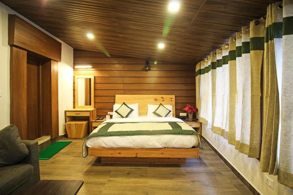 Bed in Jharipani Castle