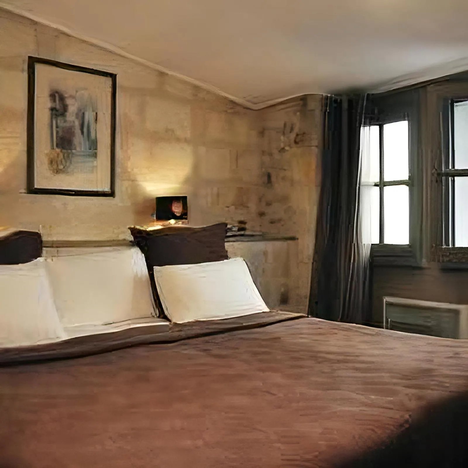 Bed in Hôtel du Palais des Papes