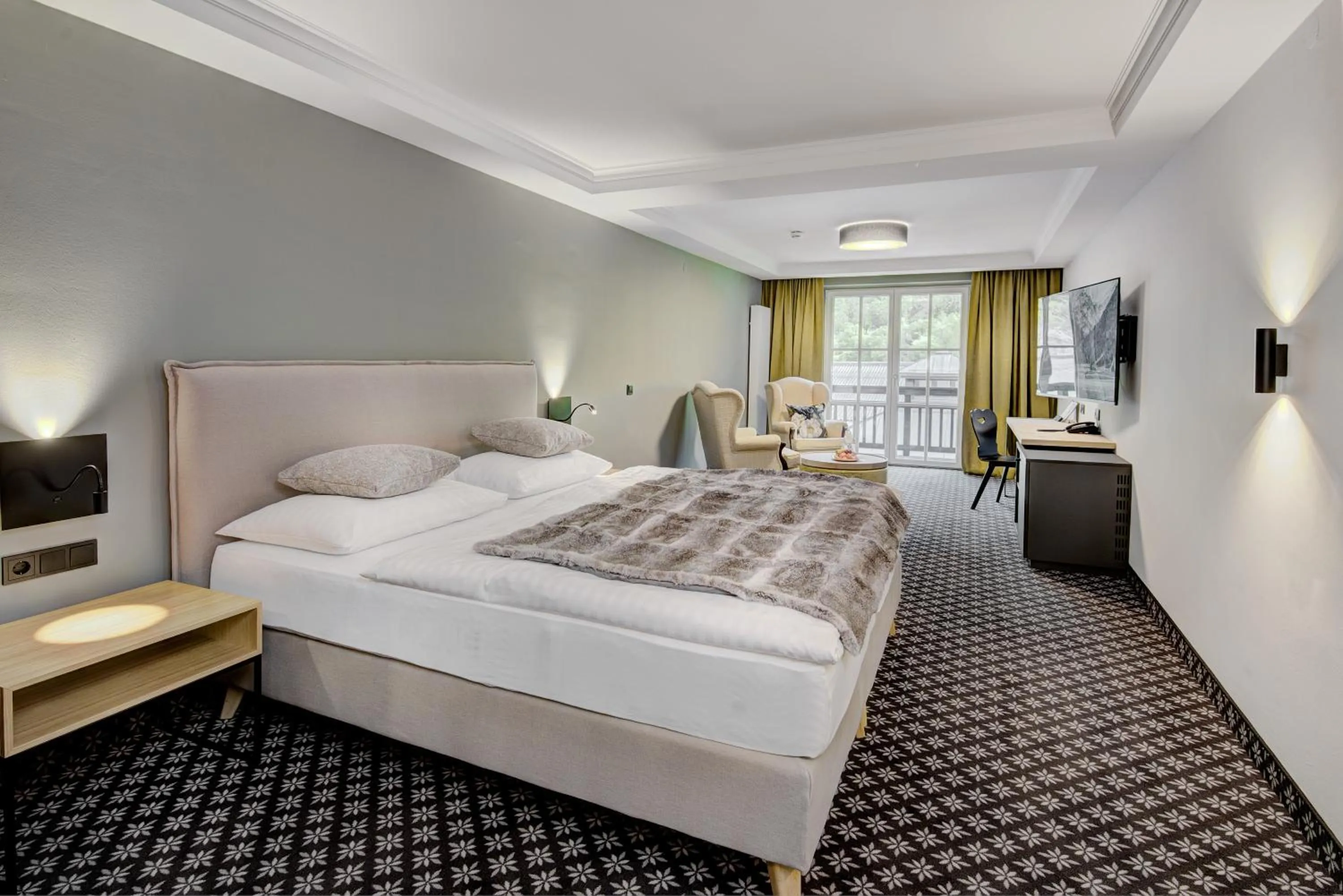 Photo of the whole room, Bed in Hotel Gut Brandlhof