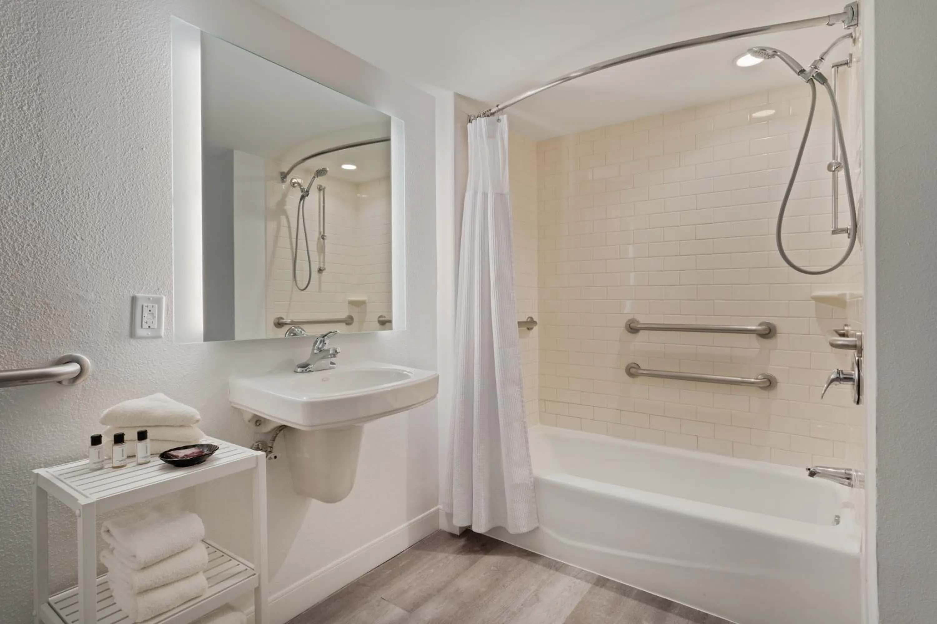 Bathroom in Crowne Plaza Melbourne-Oceanfront by IHG